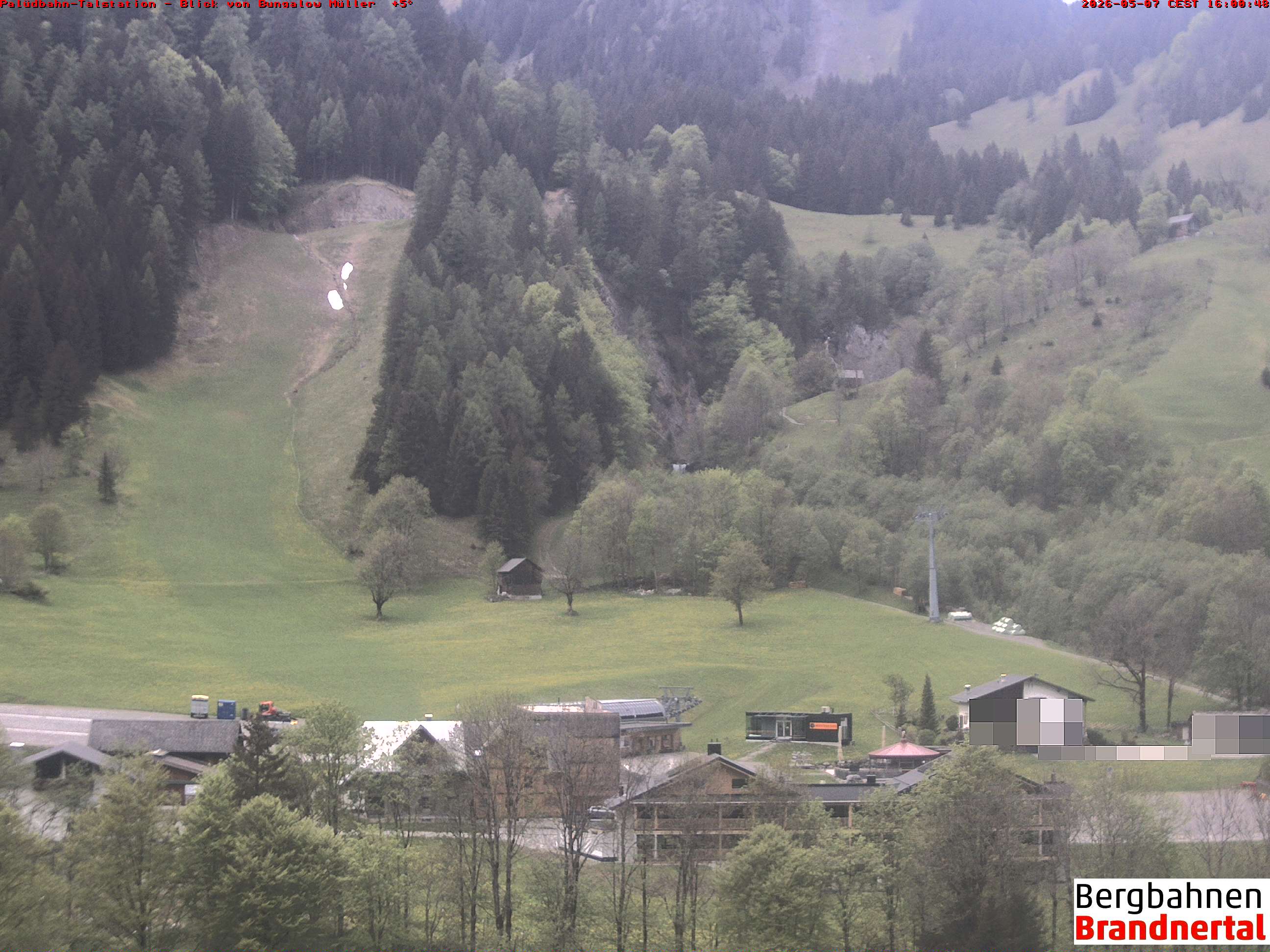 Blick auf Palüdbahn von Bungalow Müller