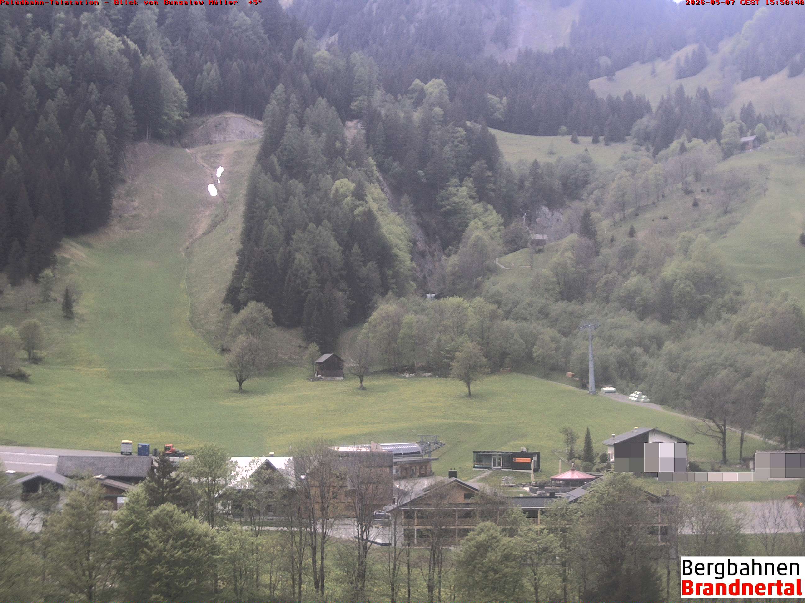 Blick auf Palüdbahn von Bungalow Müller