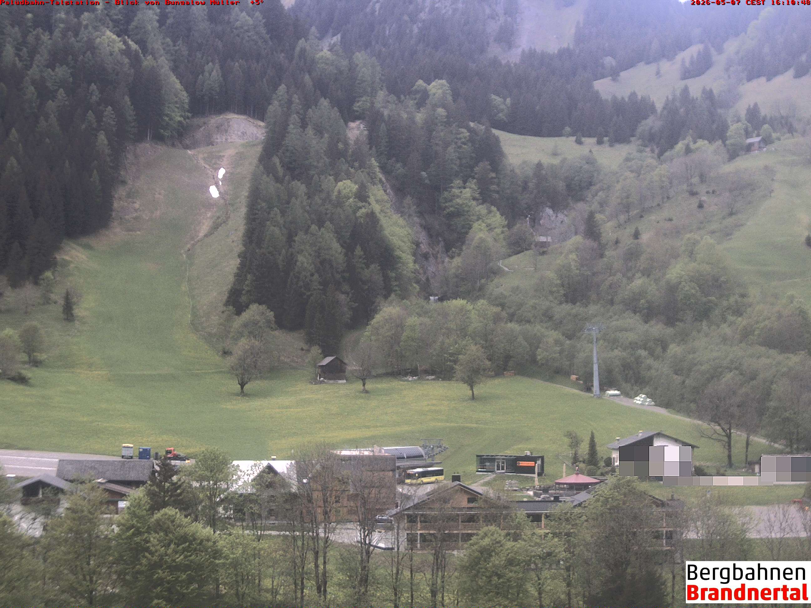 Blick auf Palüdbahn von Bungalow Müller