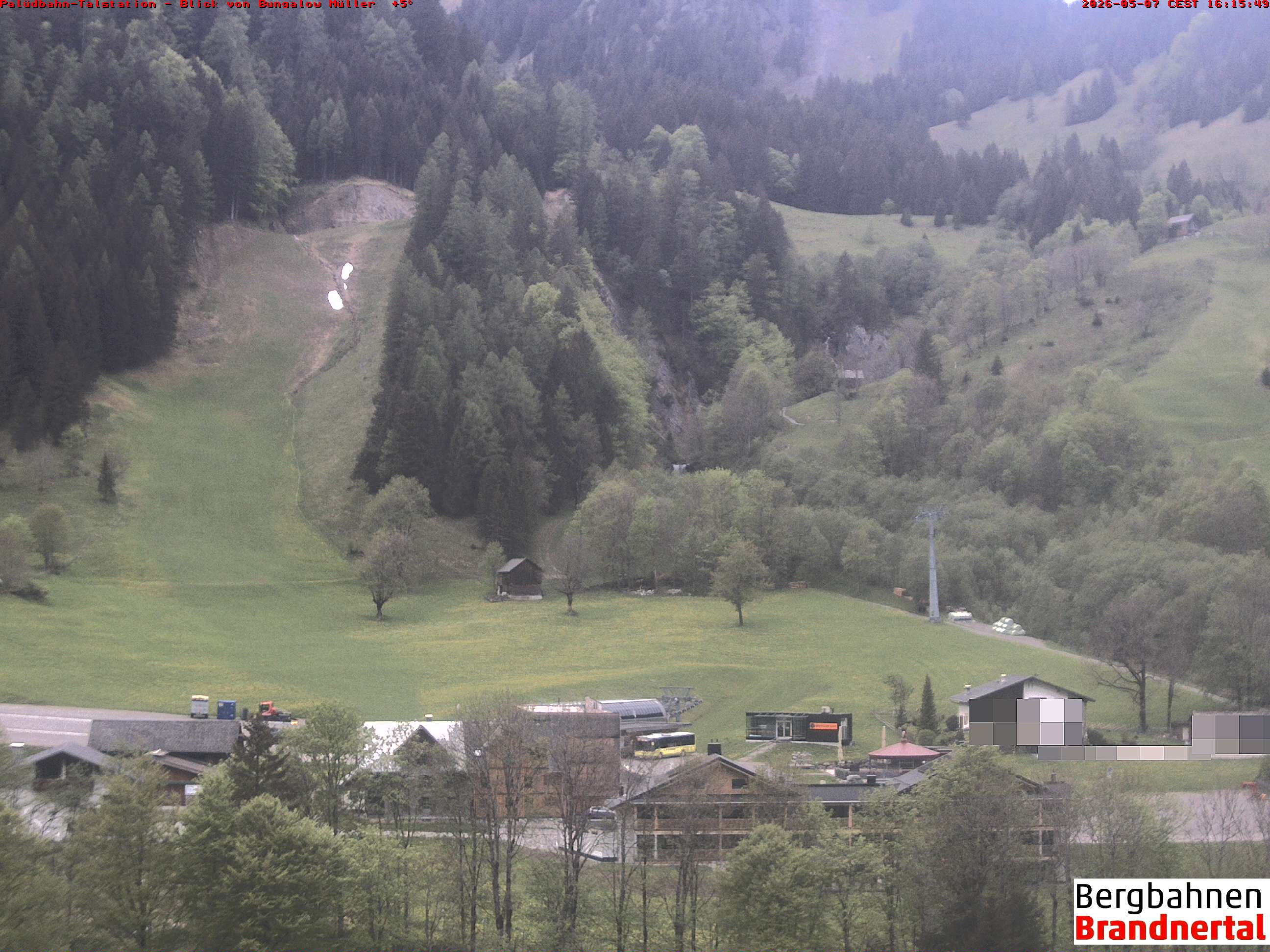 Blick auf Palüdbahn von Bungalow Müller