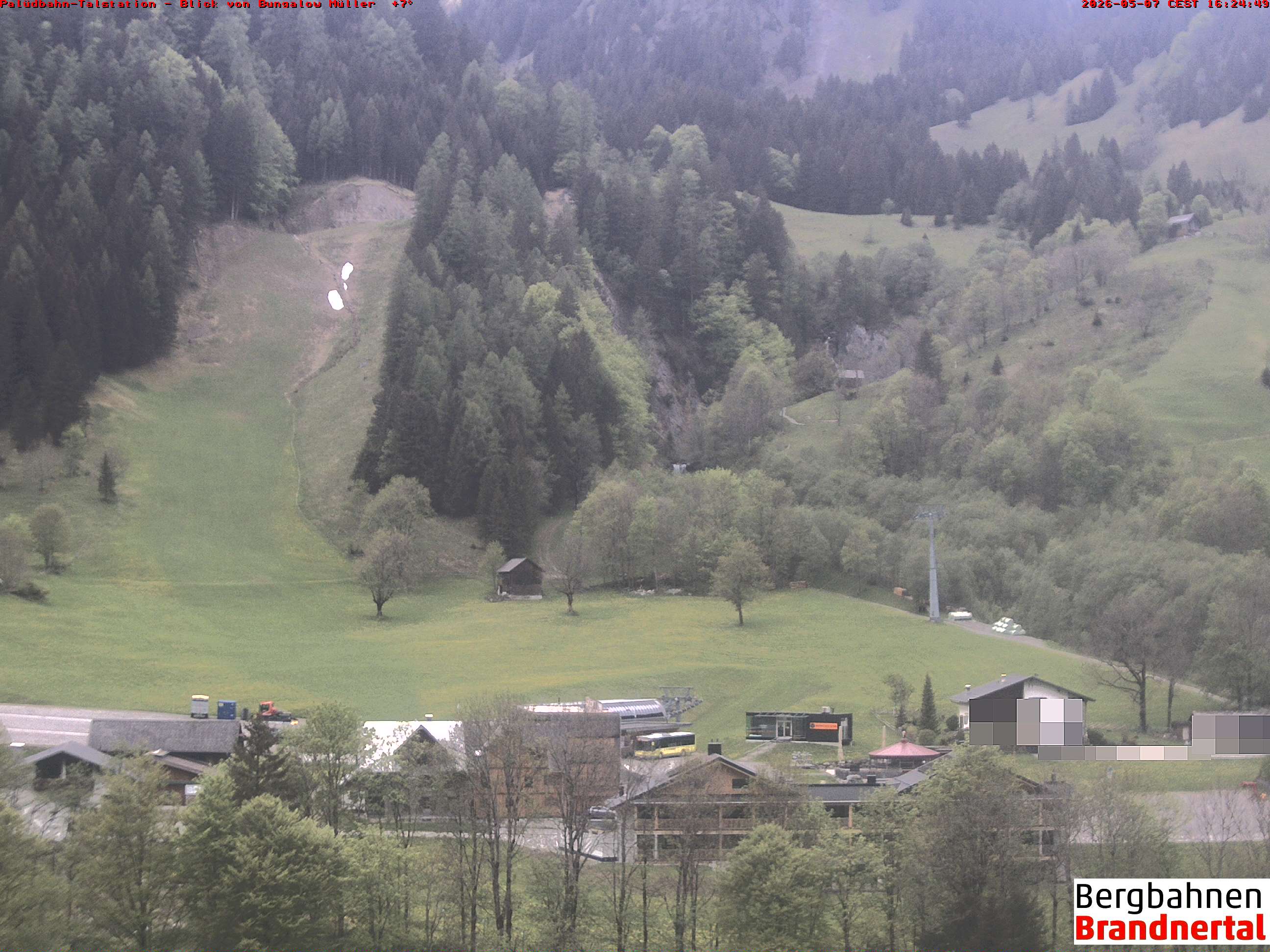 Blick auf Palüdbahn von Bungalow Müller