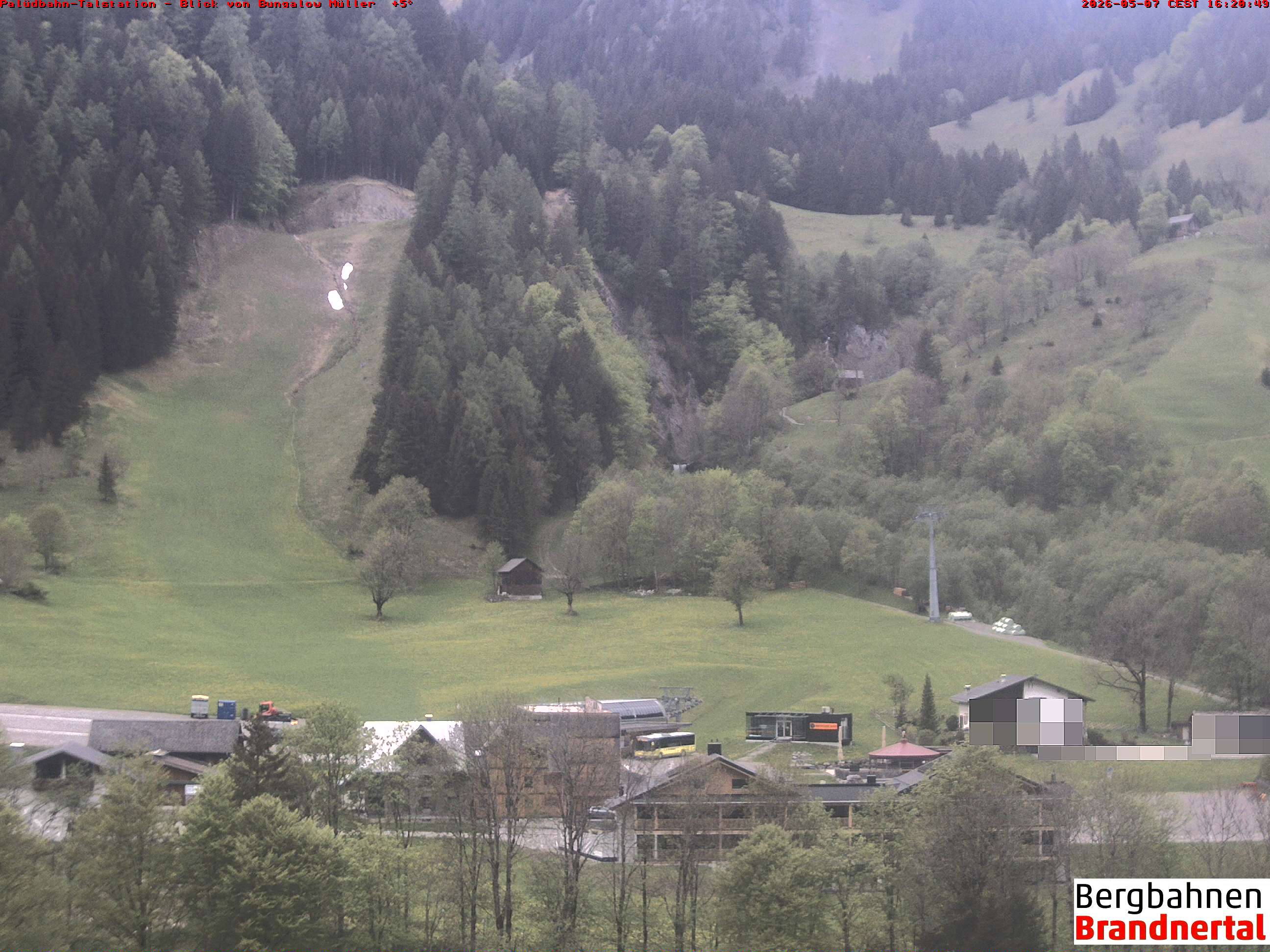 Blick auf Palüdbahn von Bungalow Müller