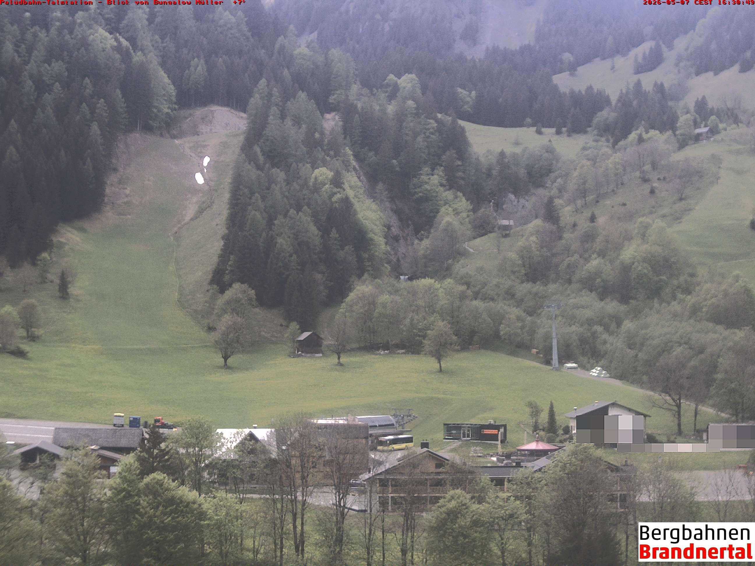 Blick auf Palüdbahn von Bungalow Müller