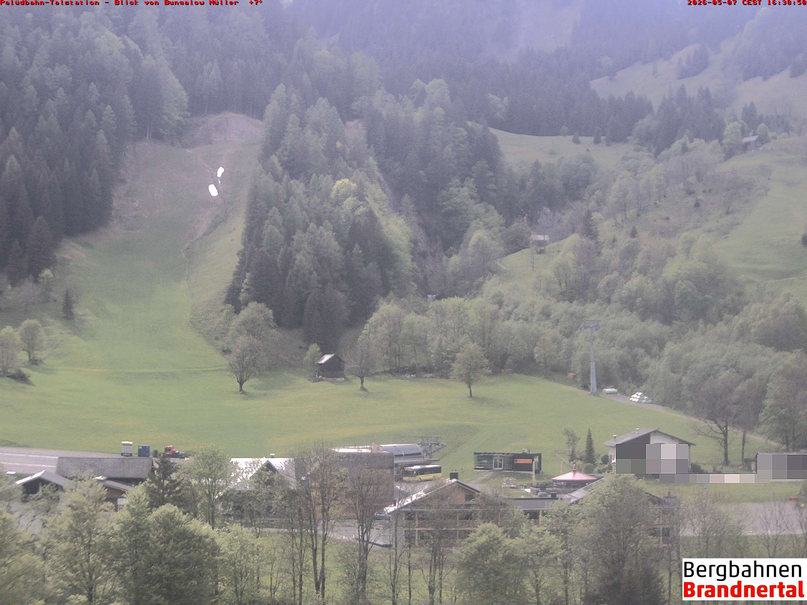 Blick auf Palüdbahn von Bungalow Müller