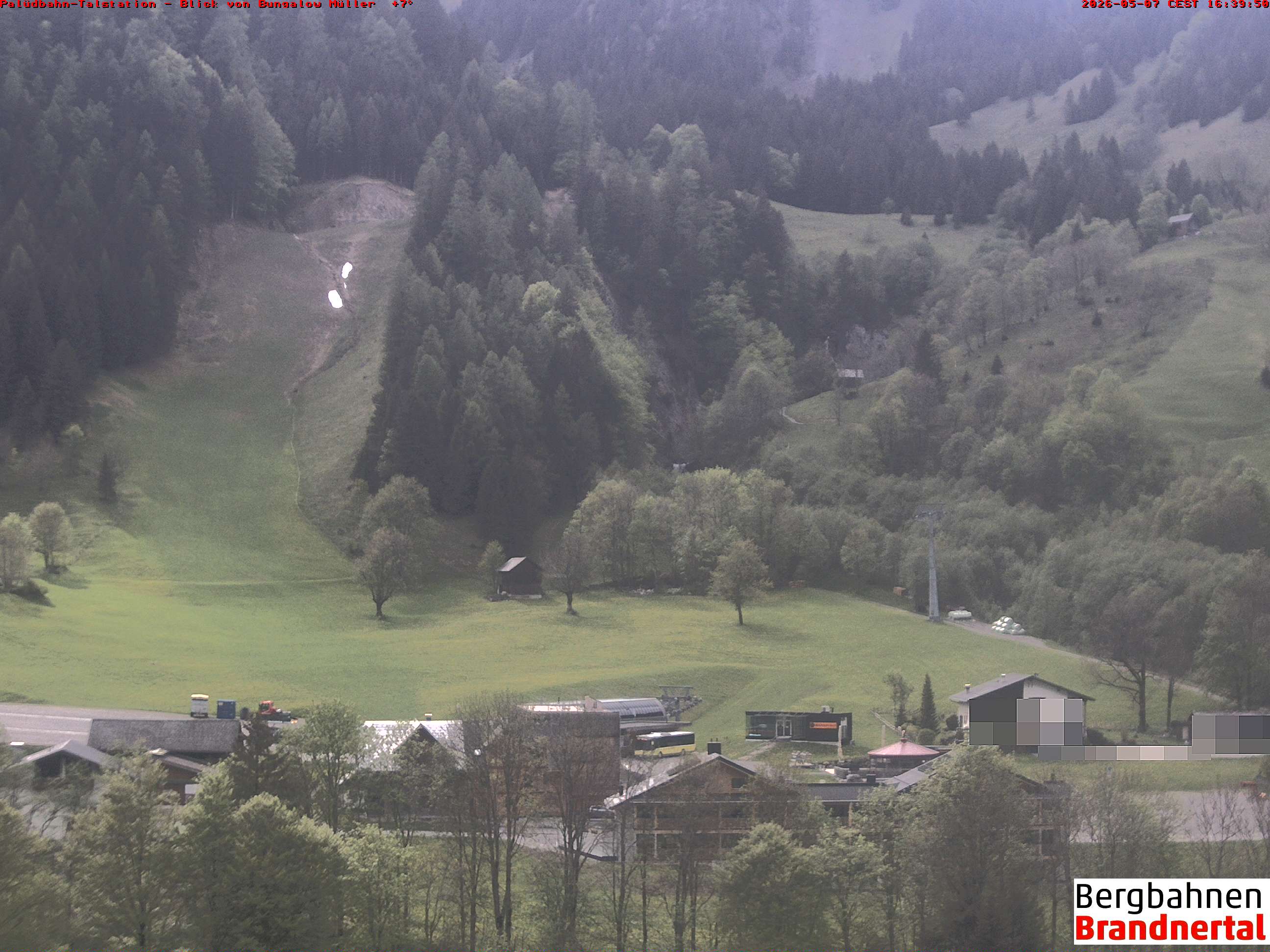 Blick auf Palüdbahn von Bungalow Müller