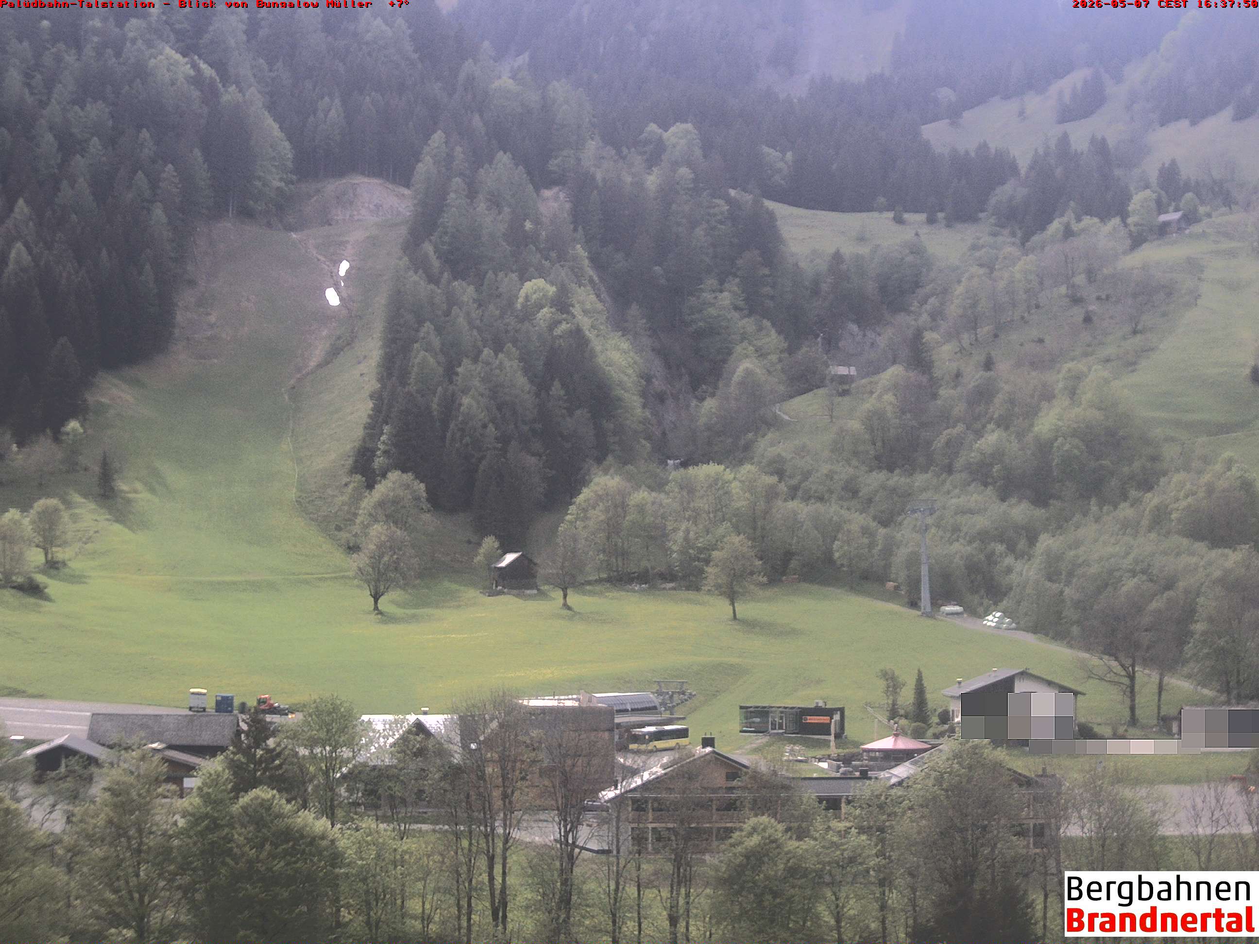 Blick auf Palüdbahn von Bungalow Müller