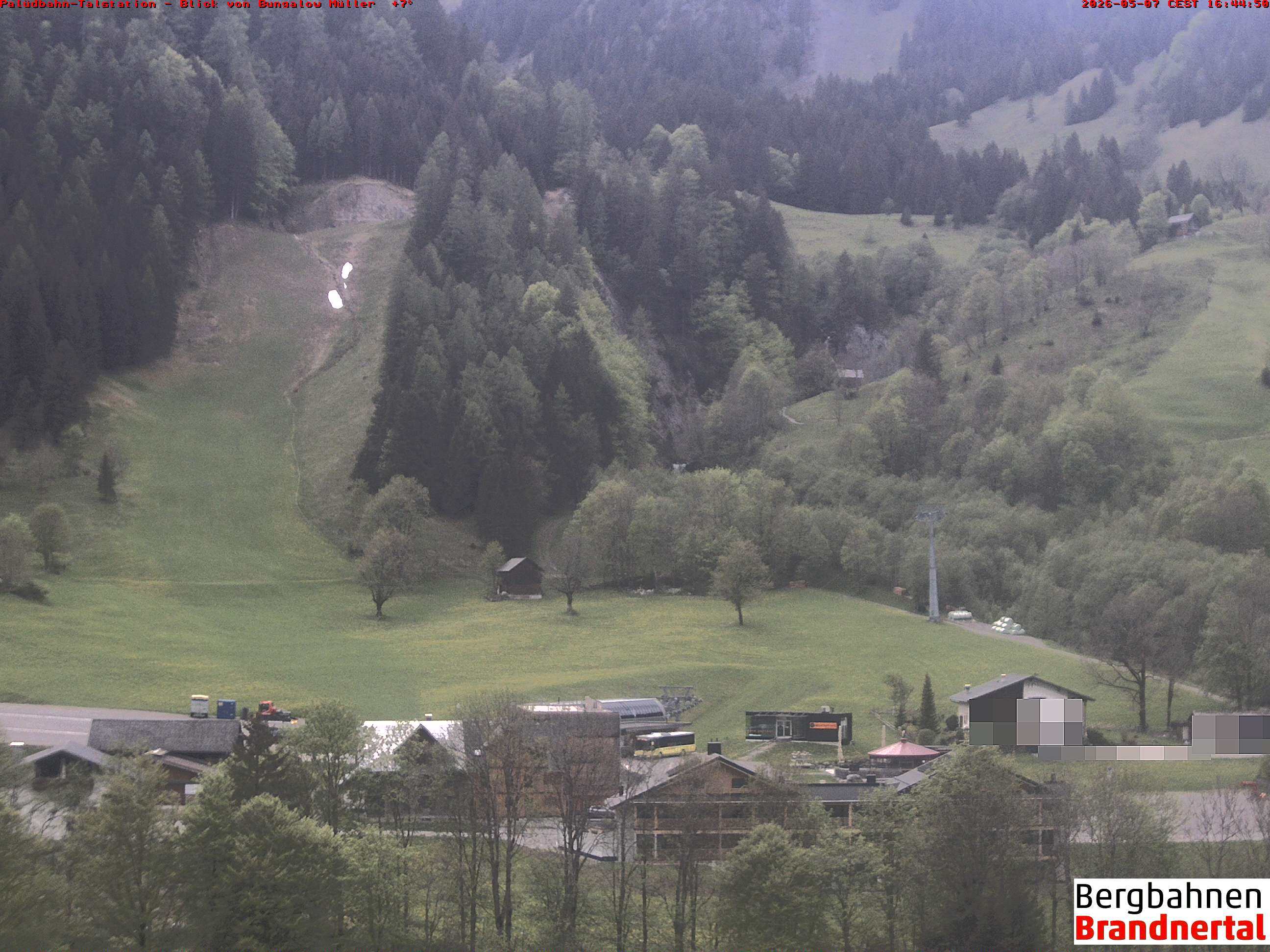 Blick auf Palüdbahn von Bungalow Müller