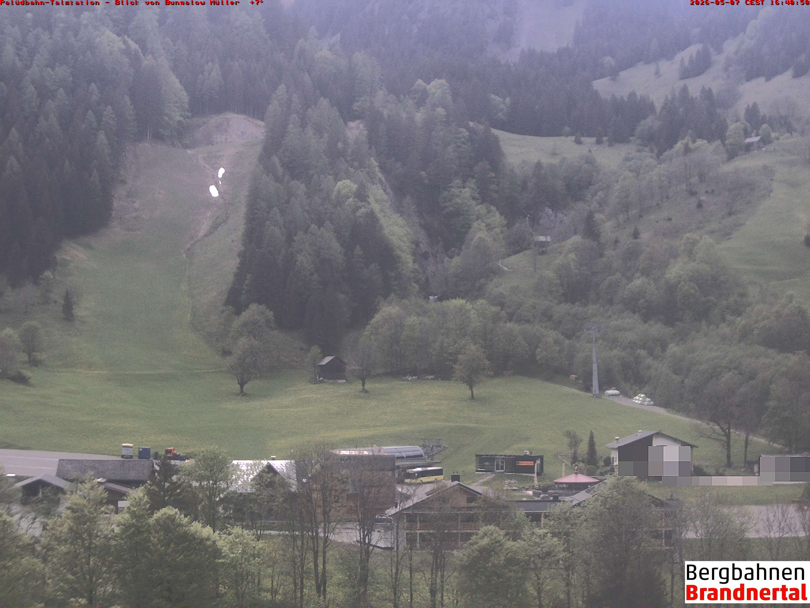 Blick auf Palüdbahn von Bungalow Müller