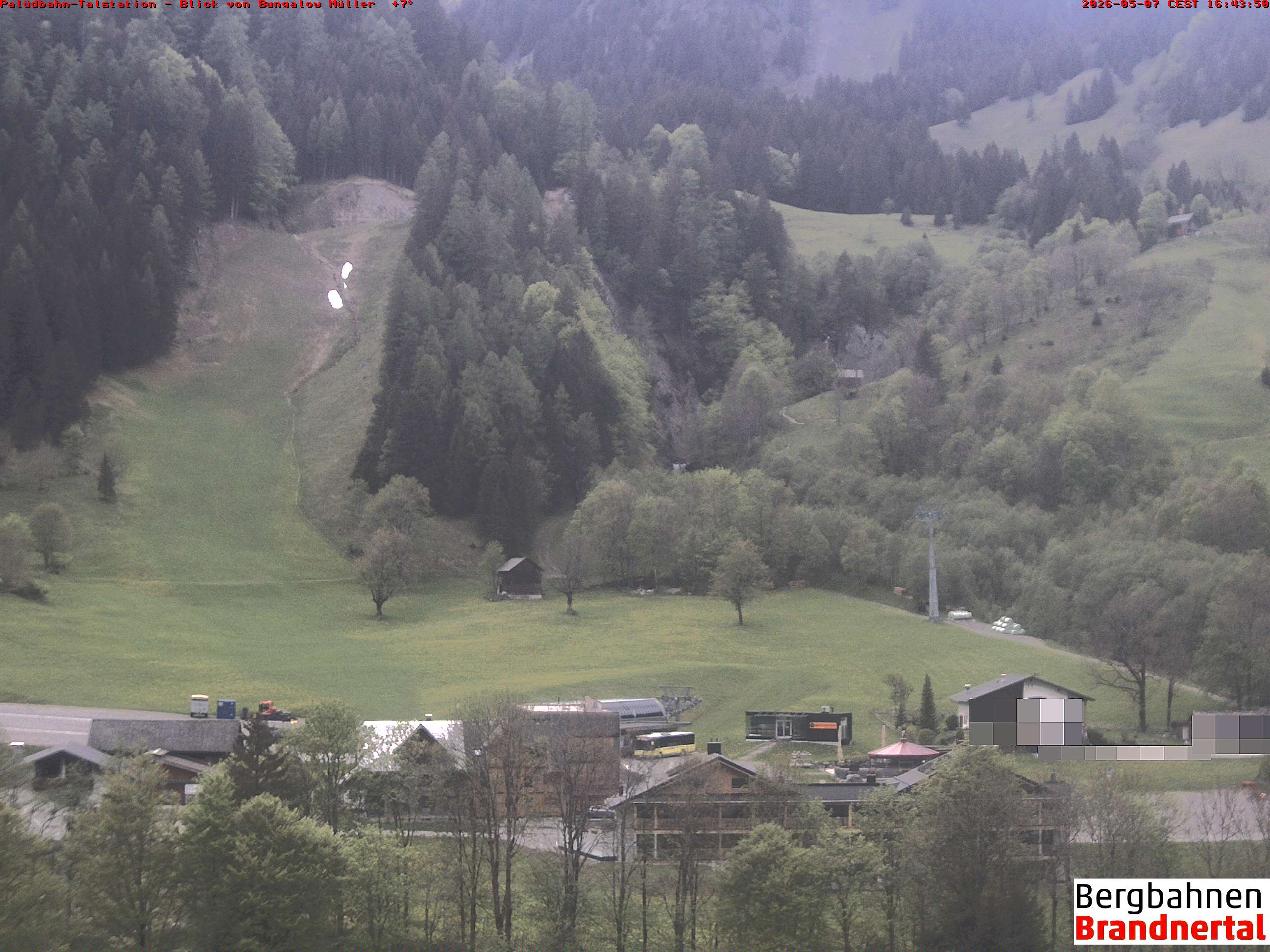 Blick auf Palüdbahn von Bungalow Müller