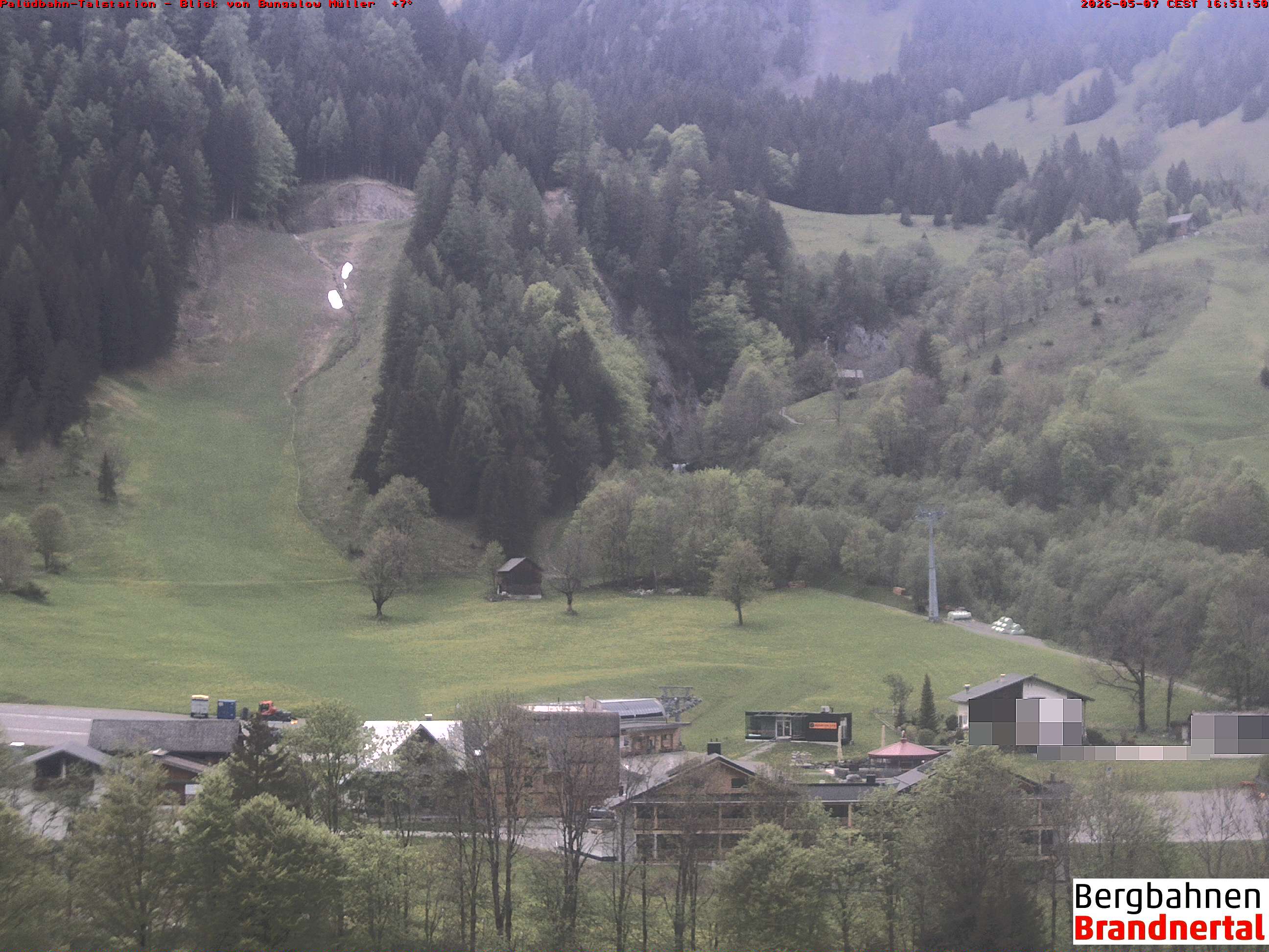 Blick auf Palüdbahn von Bungalow Müller