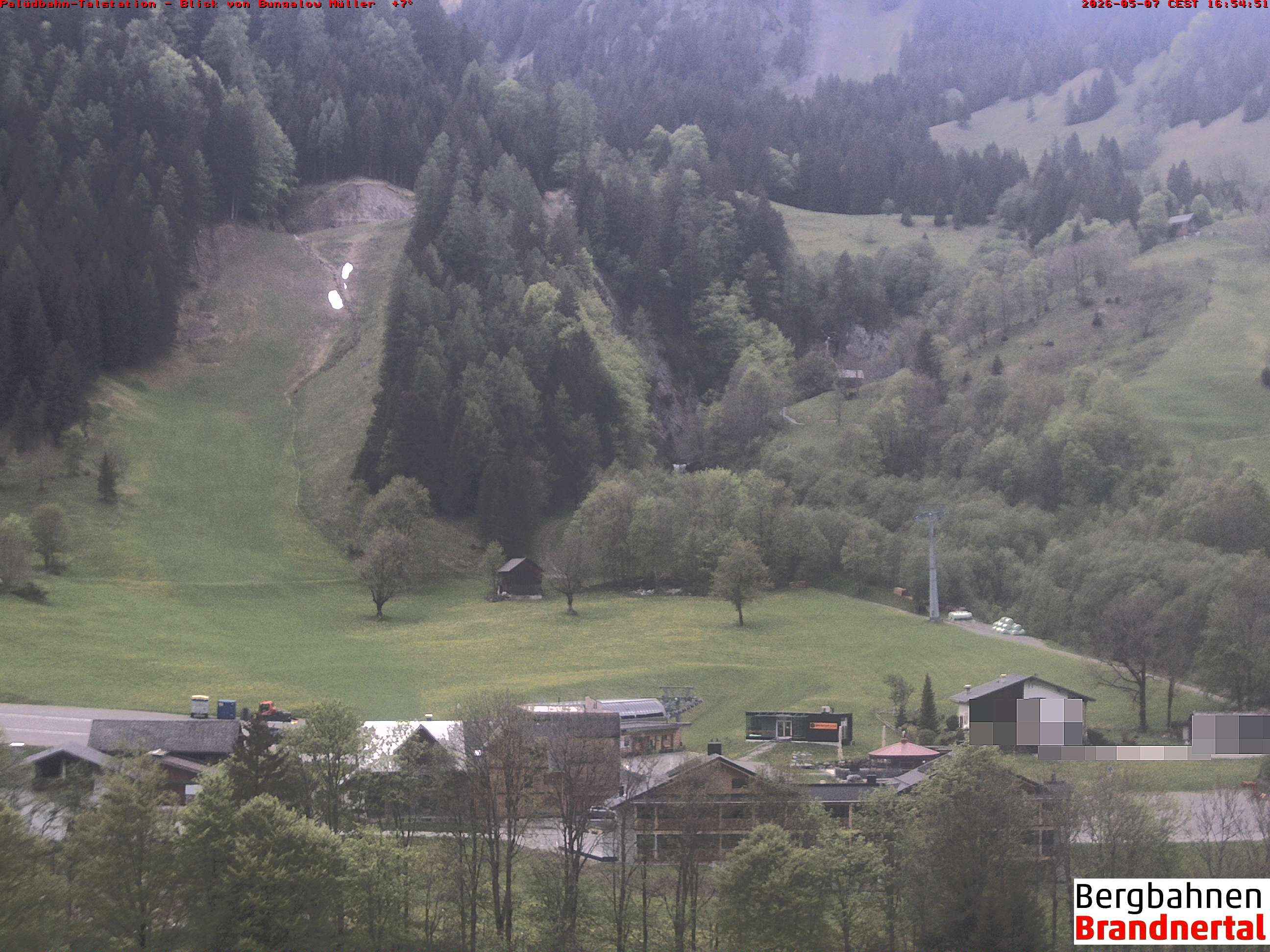 Blick auf Palüdbahn von Bungalow Müller