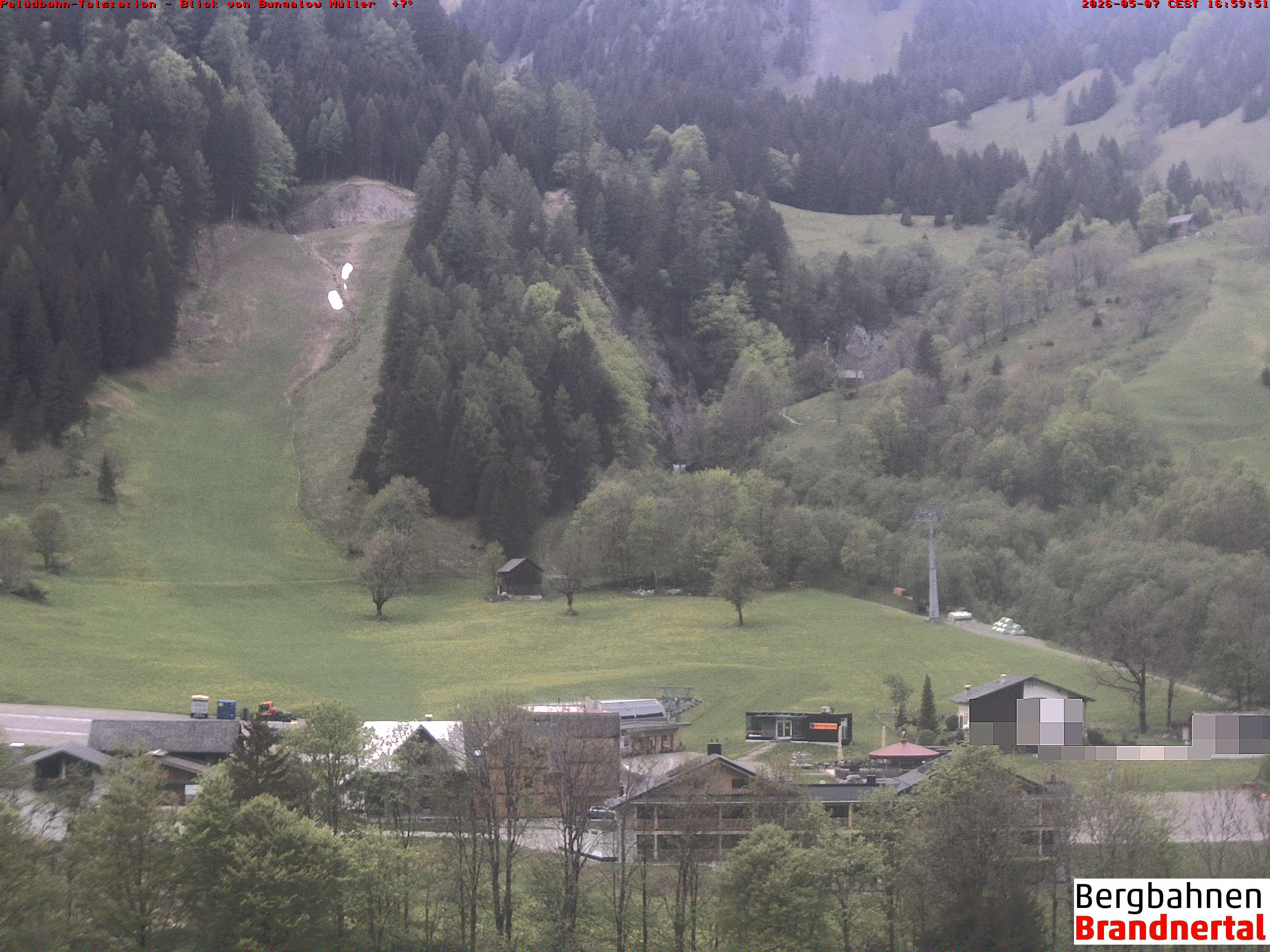 Blick auf Palüdbahn von Bungalow Müller