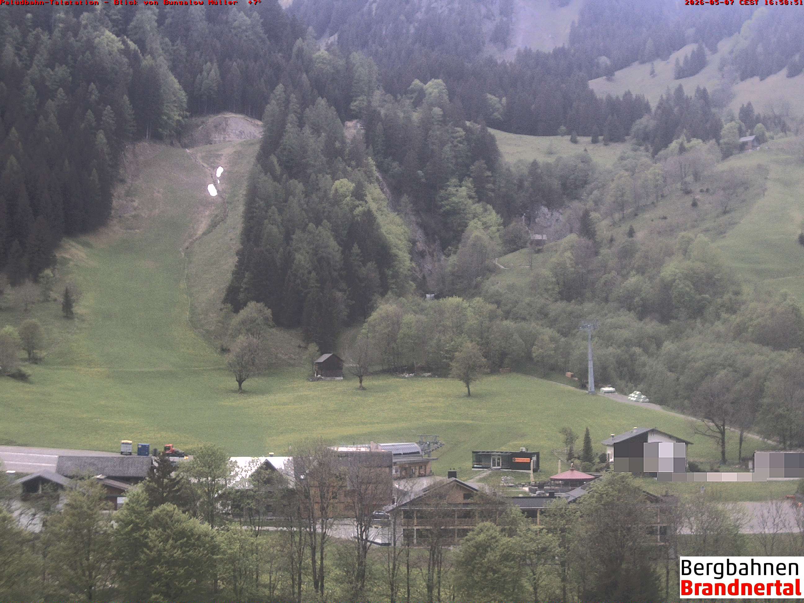 Blick auf Palüdbahn von Bungalow Müller