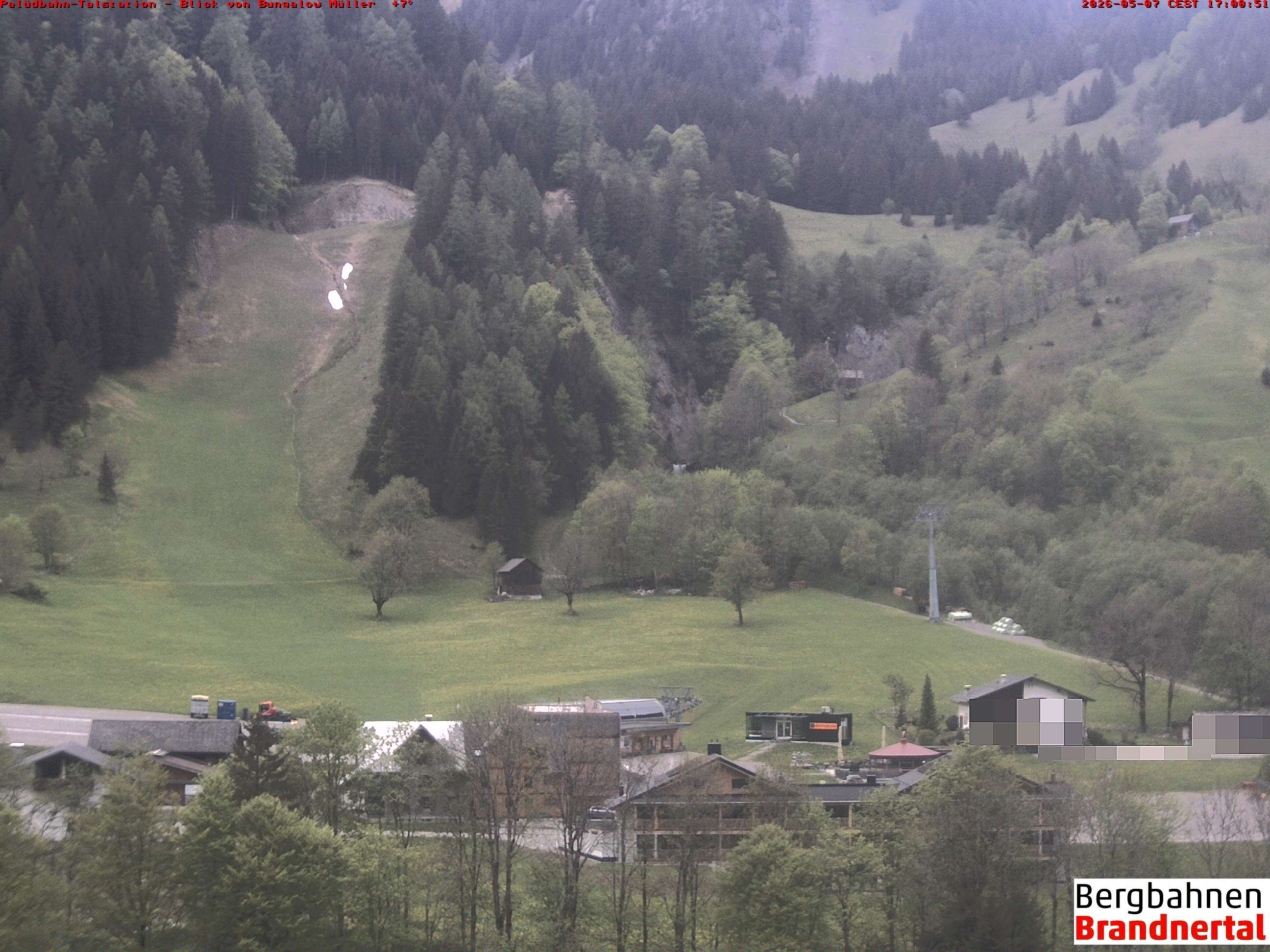 Blick auf Palüdbahn von Bungalow Müller
