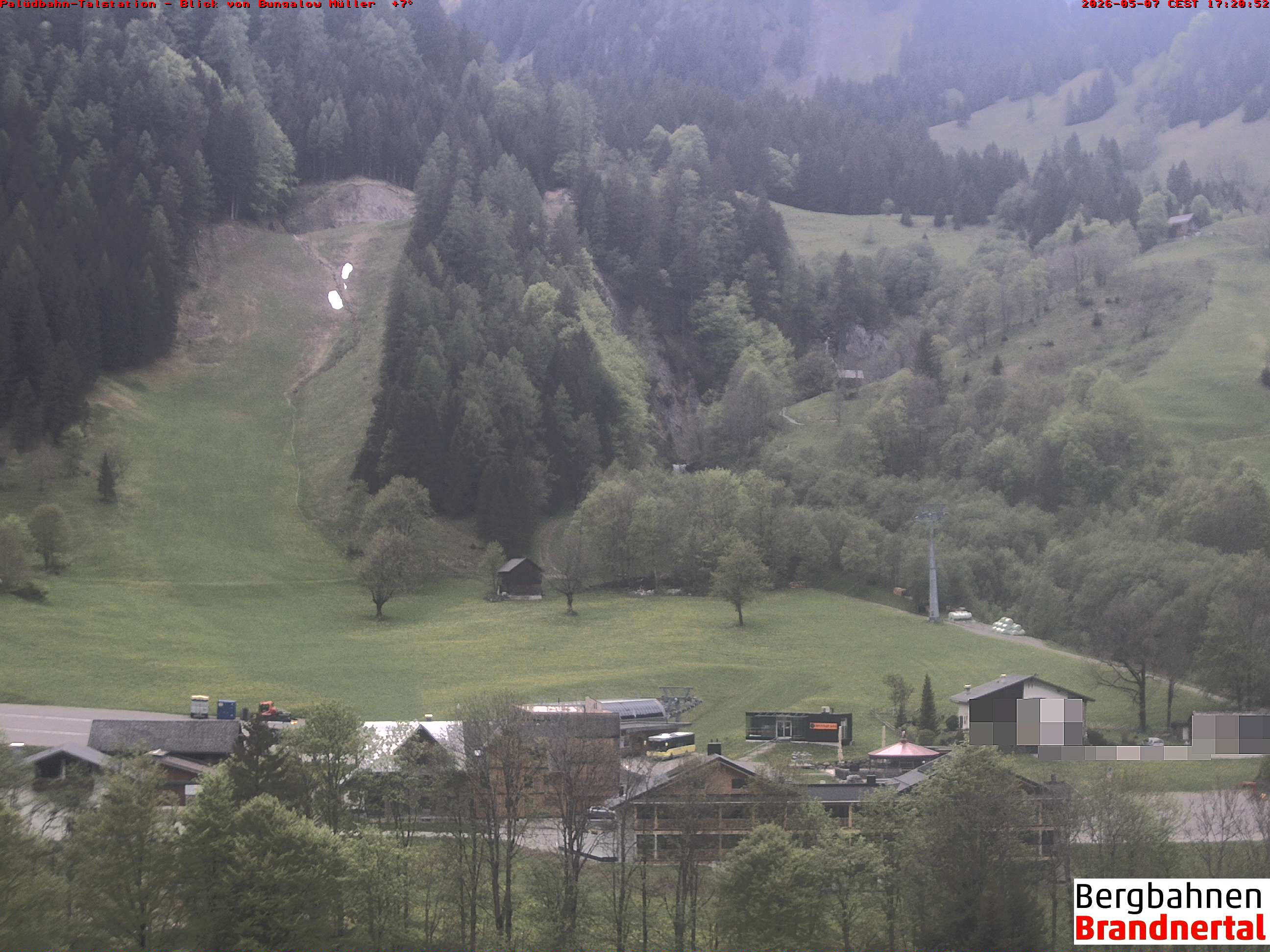 Blick auf Palüdbahn von Bungalow Müller