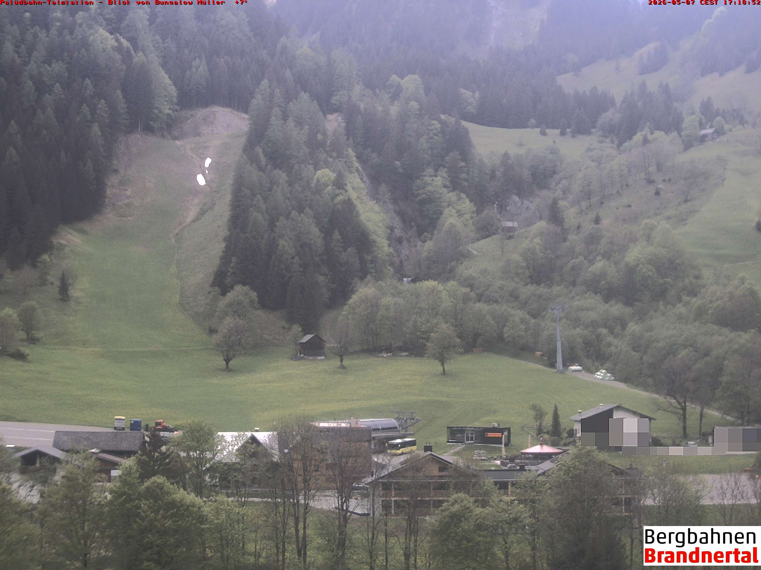 Blick auf Palüdbahn von Bungalow Müller