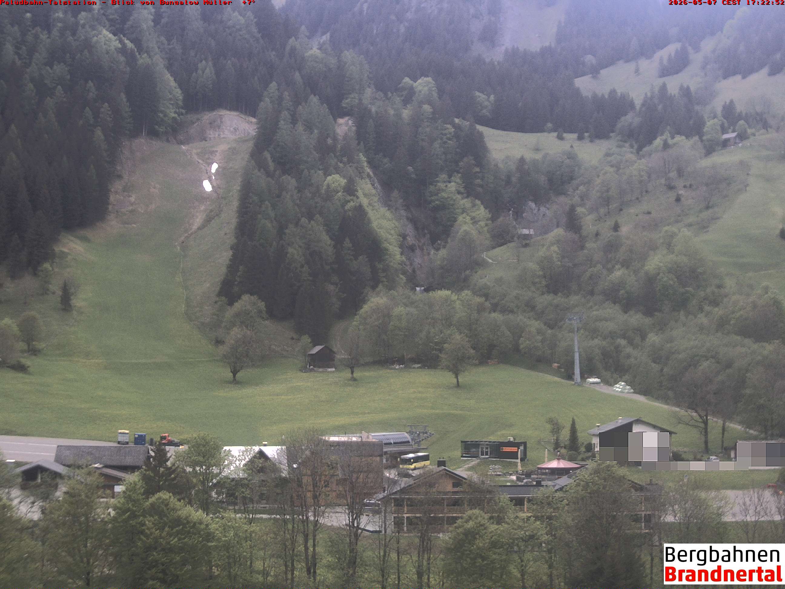 Blick auf Palüdbahn von Bungalow Müller