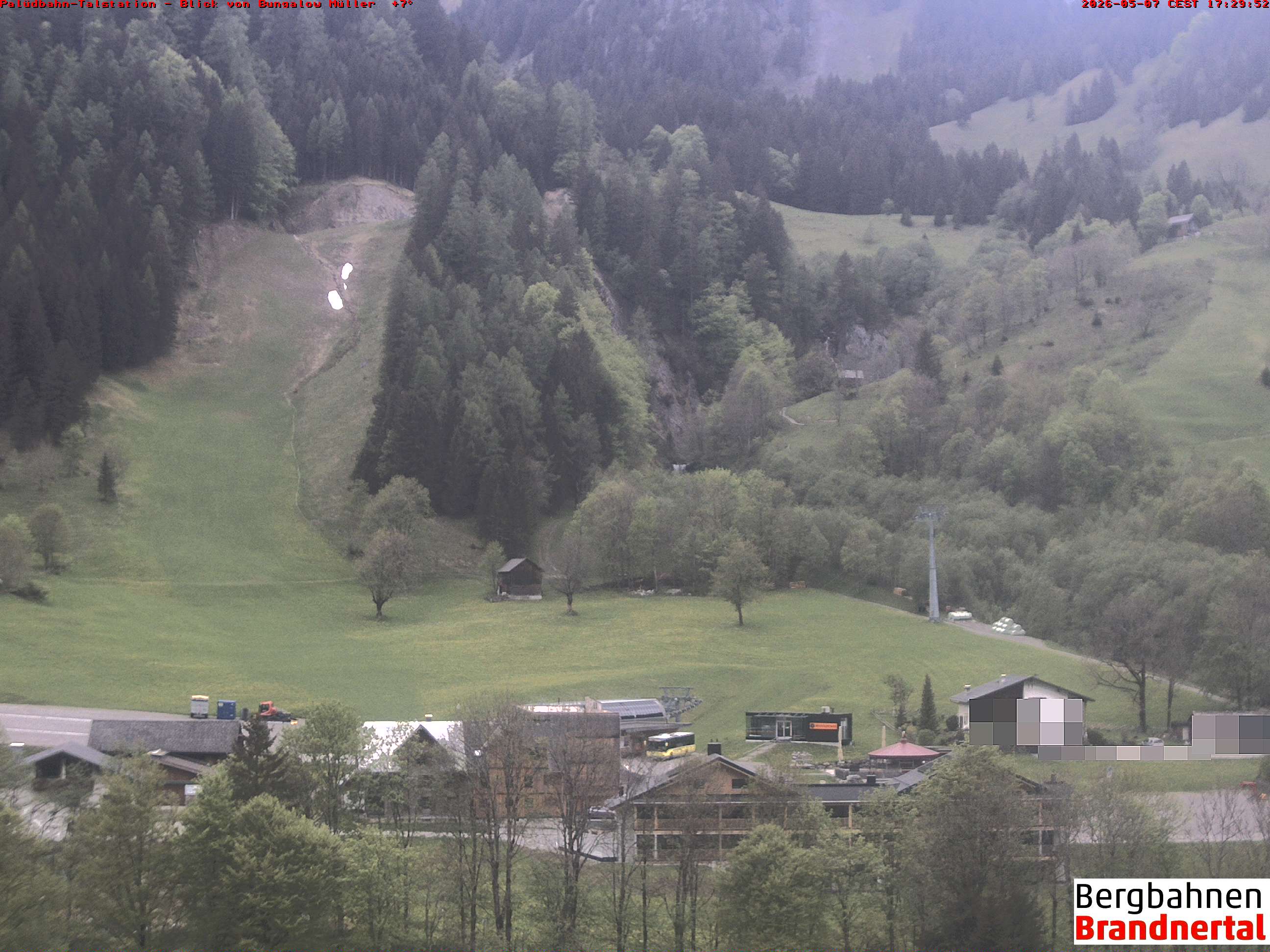 Blick auf Palüdbahn von Bungalow Müller