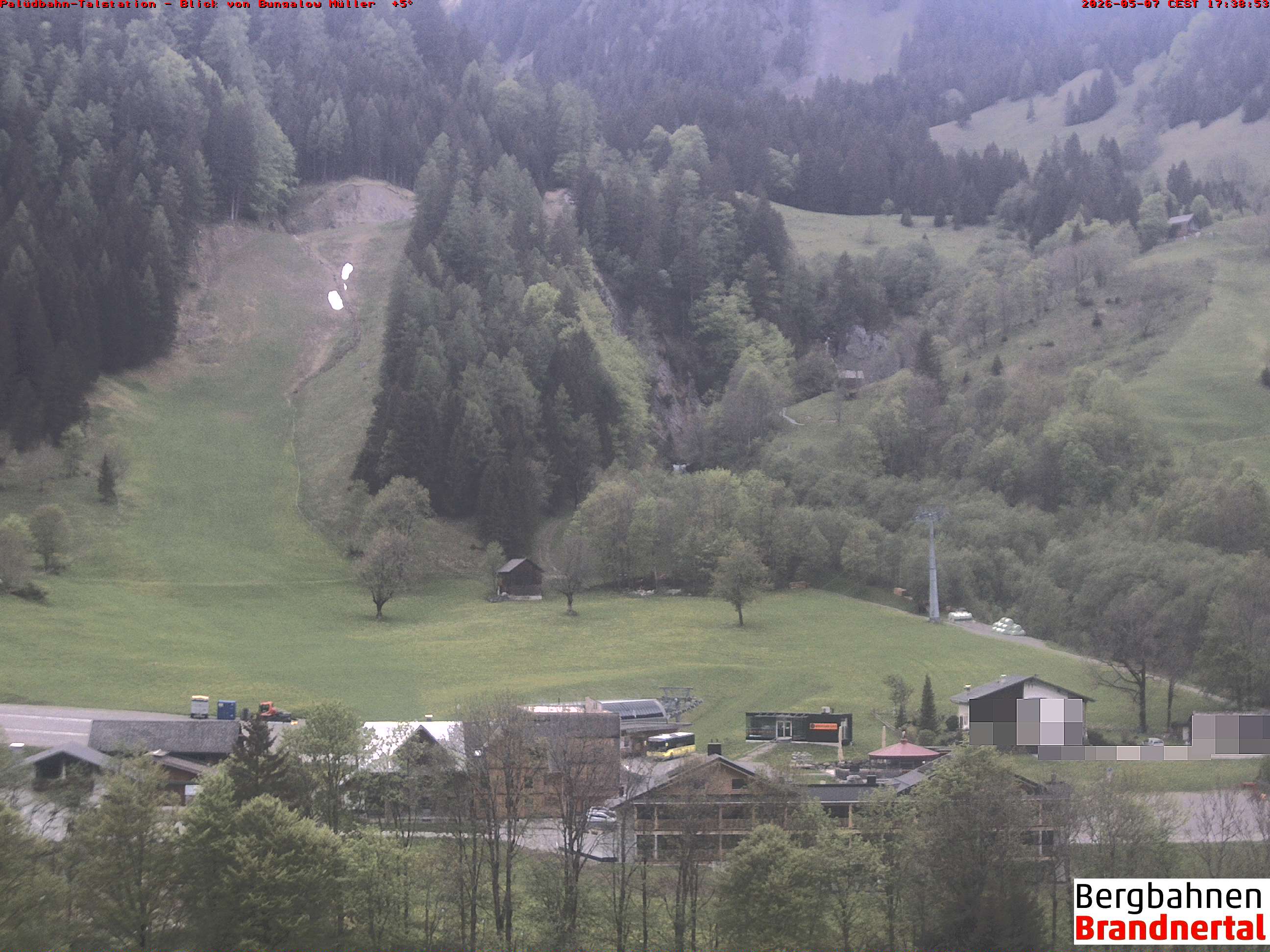 Blick auf Palüdbahn von Bungalow Müller