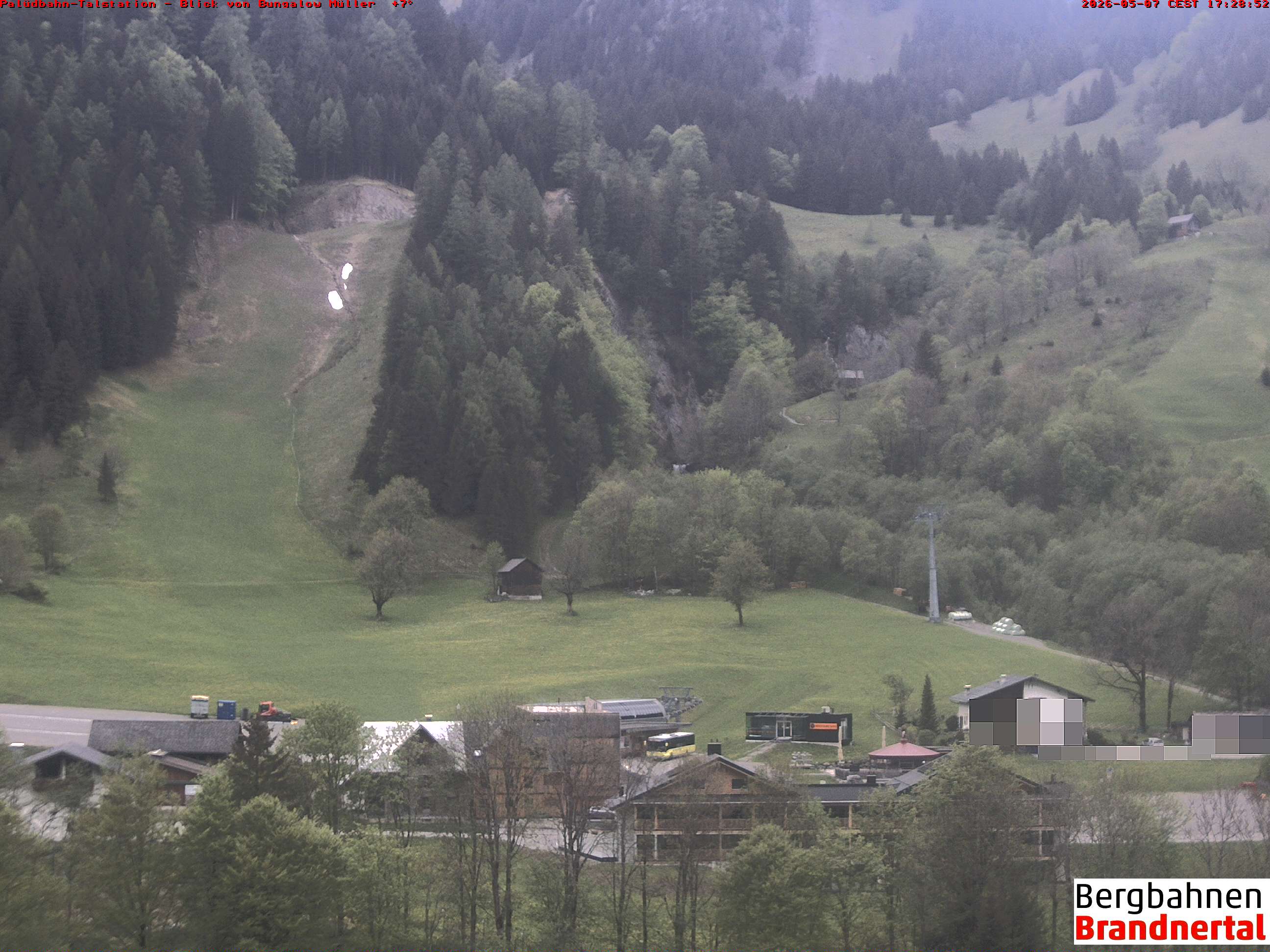 Blick auf Palüdbahn von Bungalow Müller