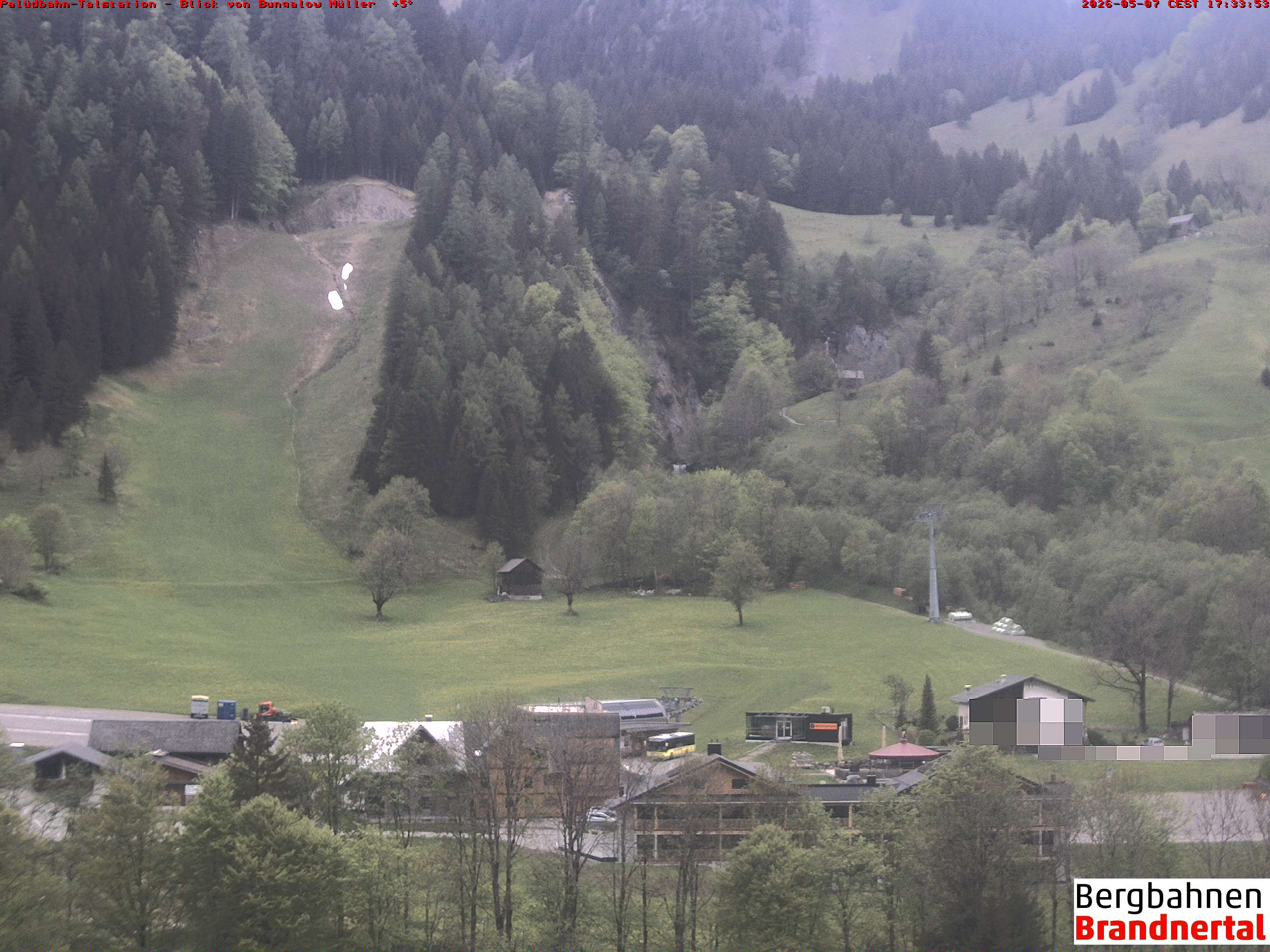 Blick auf Palüdbahn von Bungalow Müller
