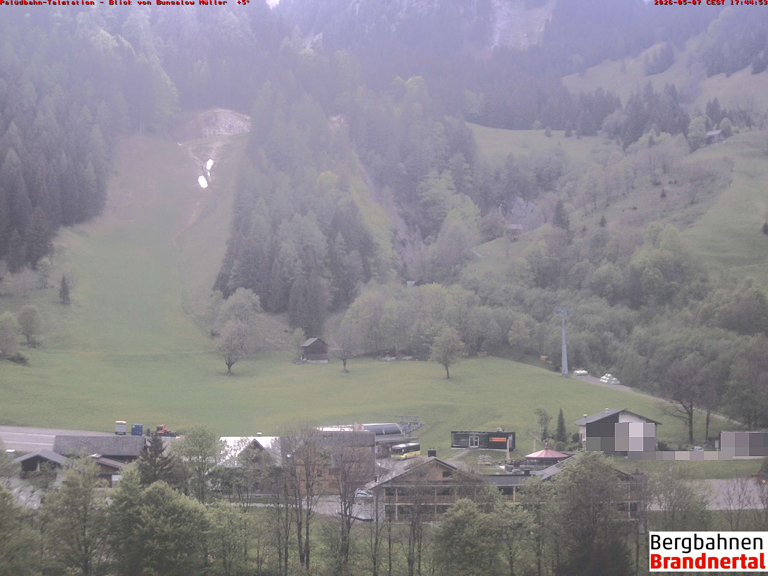 Blick auf Palüdbahn von Bungalow Müller