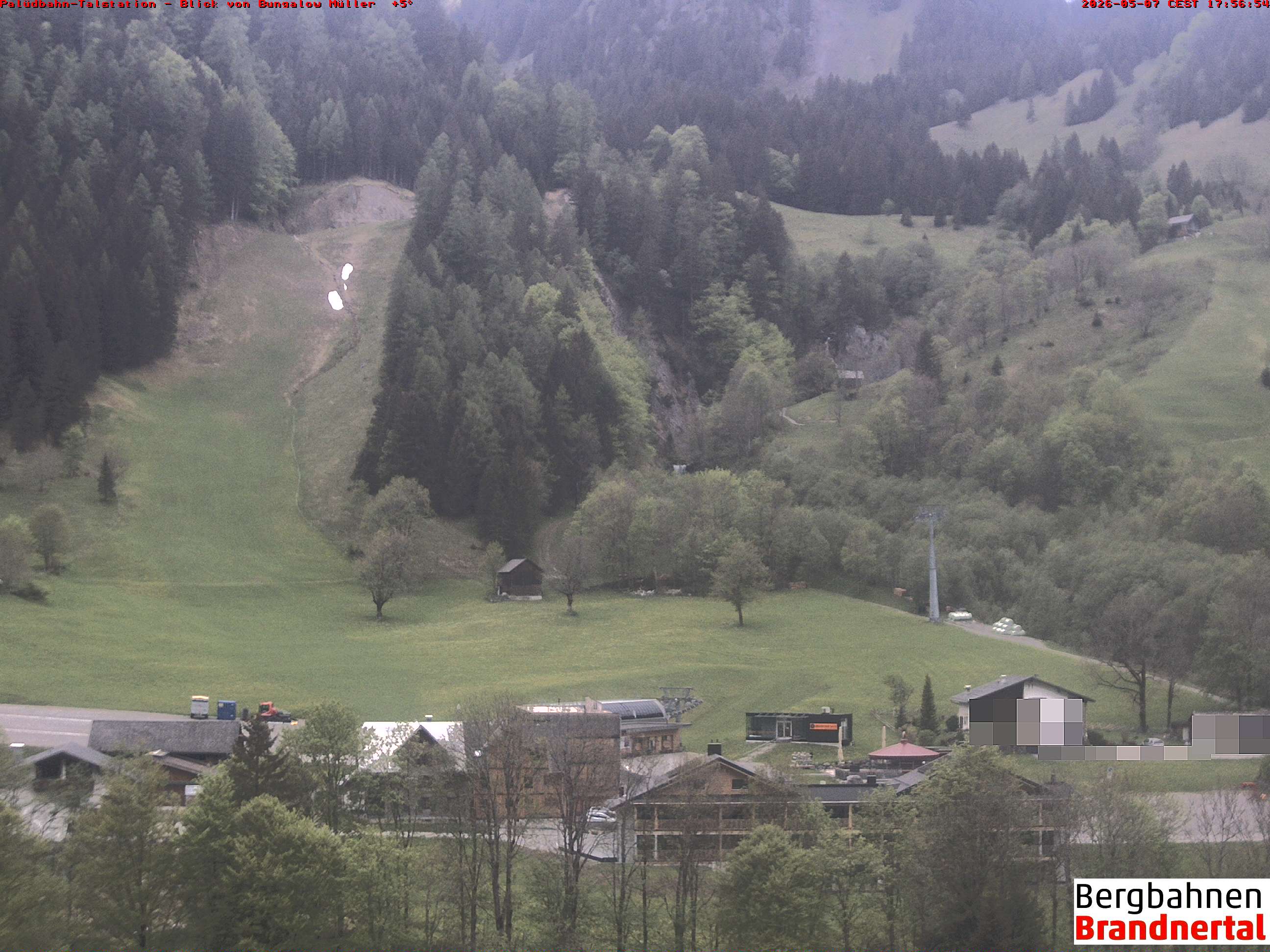 Blick auf Palüdbahn von Bungalow Müller