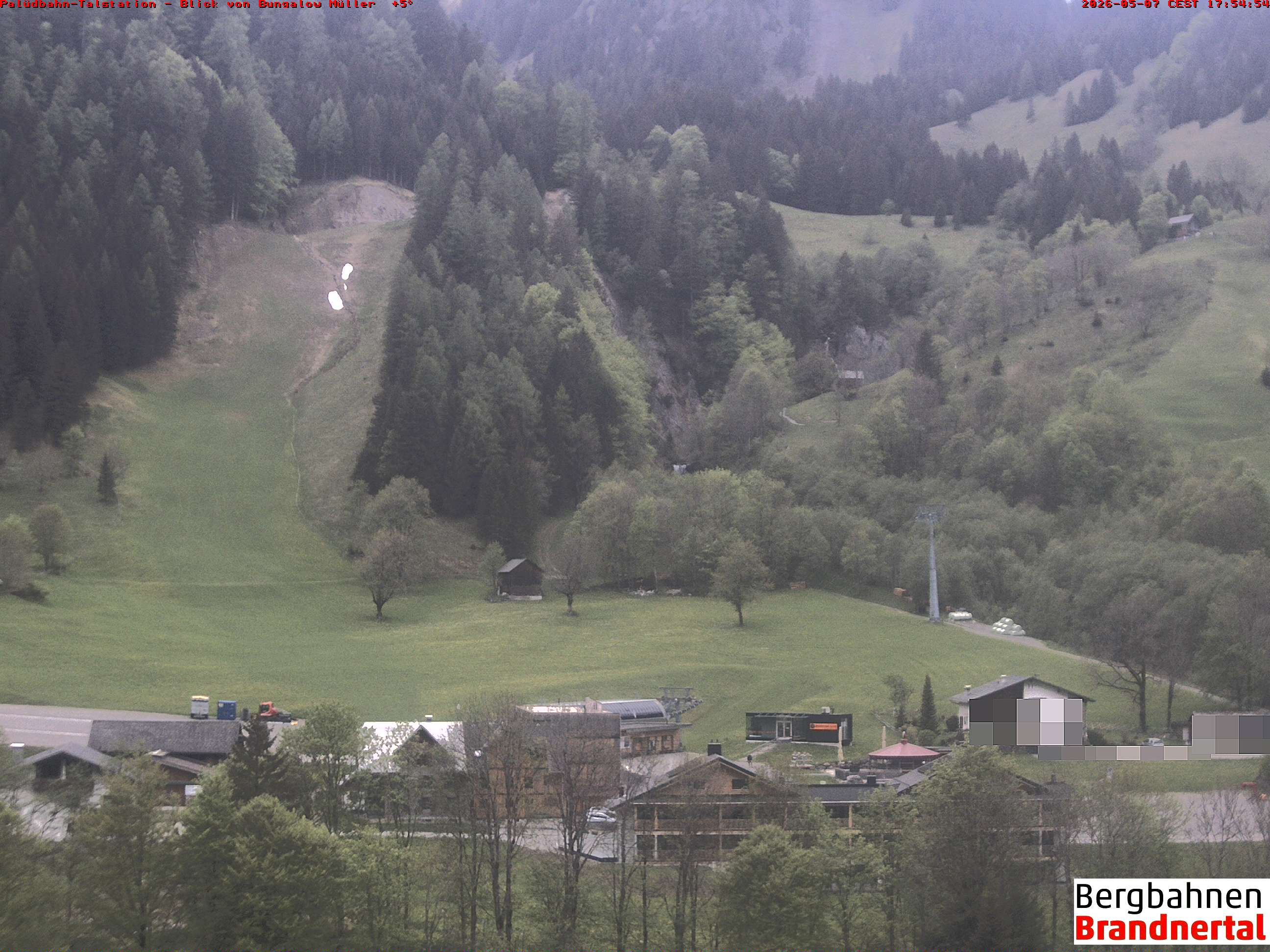 Blick auf Palüdbahn von Bungalow Müller