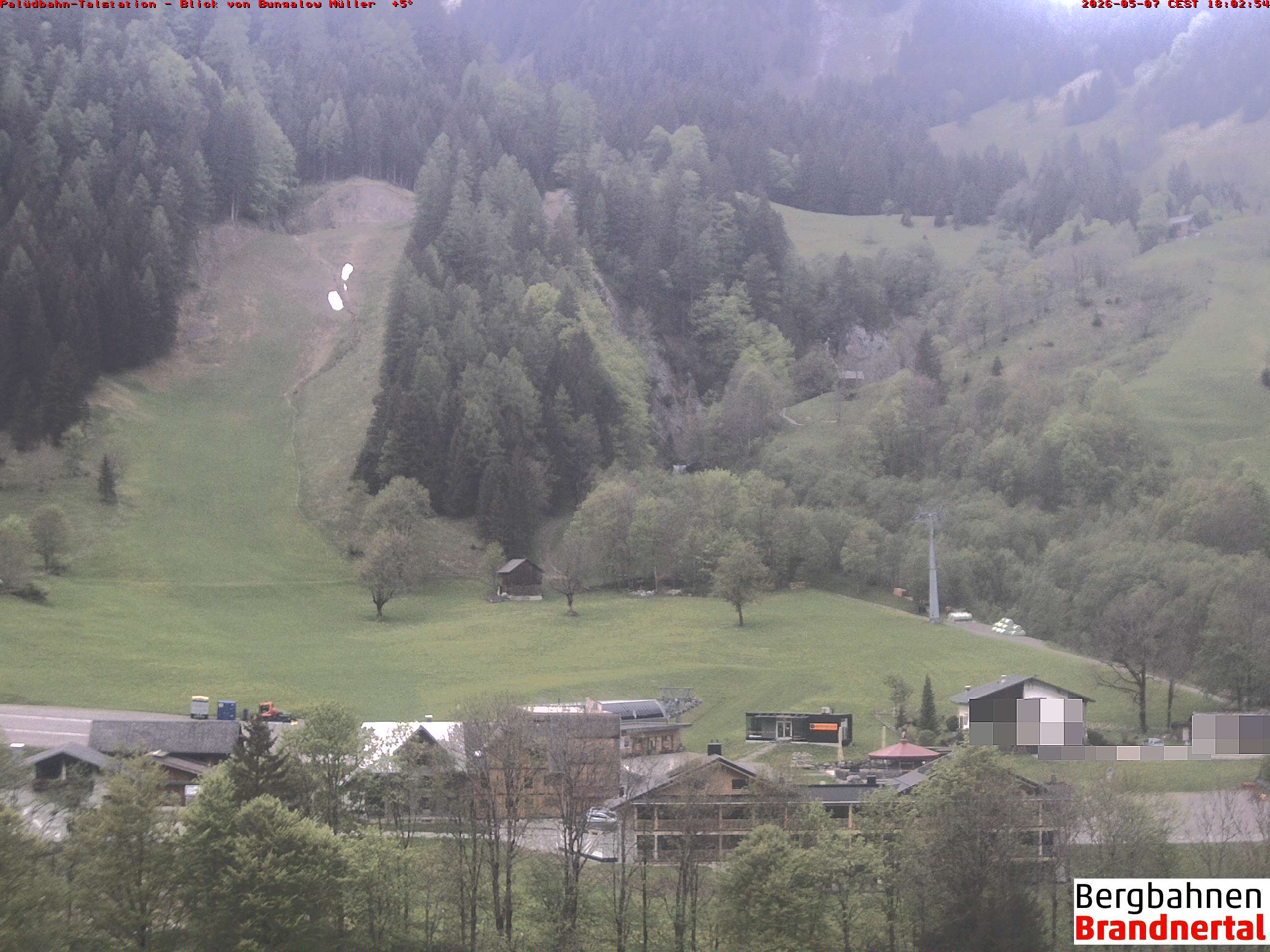 Blick auf Palüdbahn von Bungalow Müller