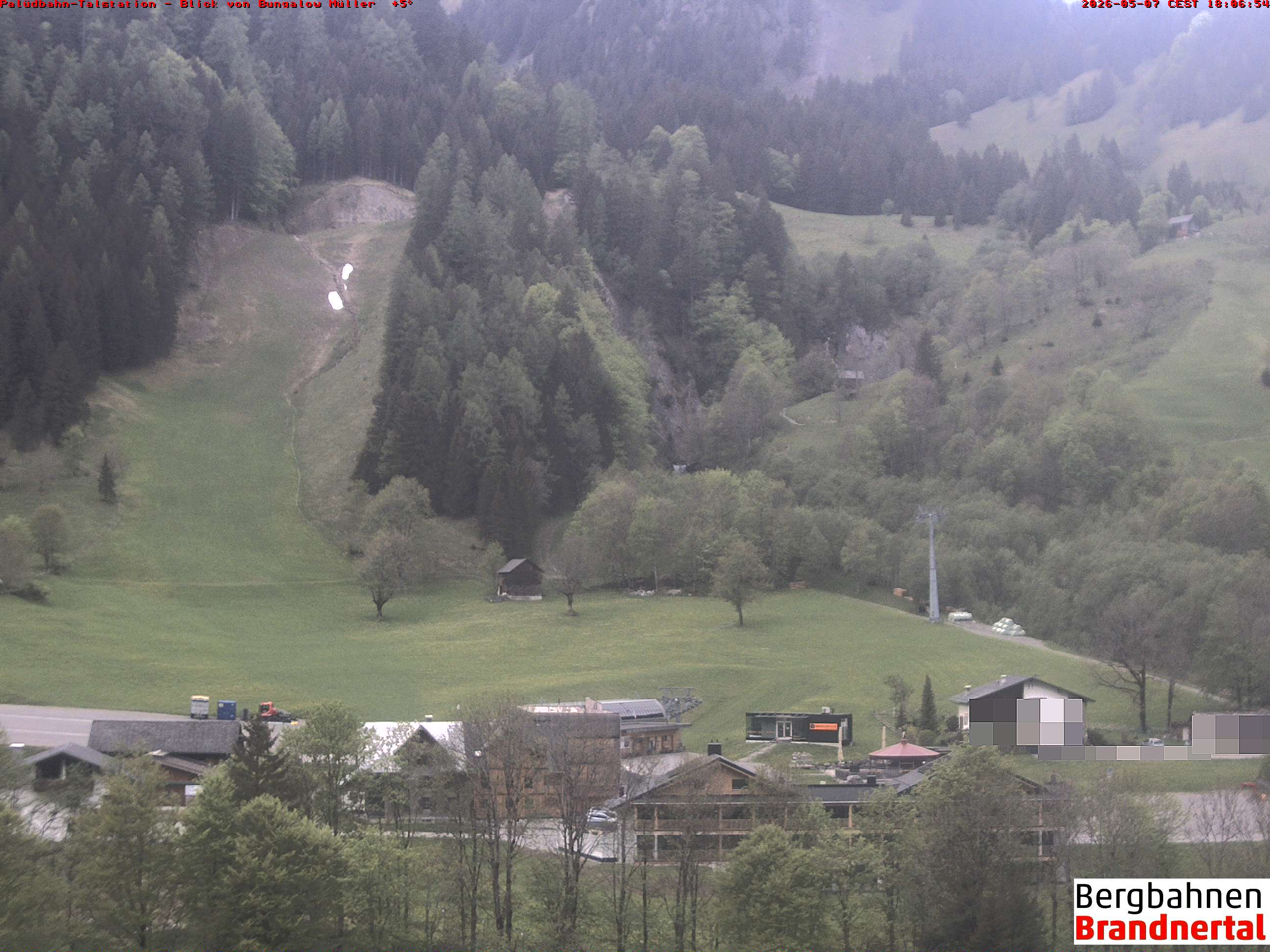 Blick auf Palüdbahn von Bungalow Müller