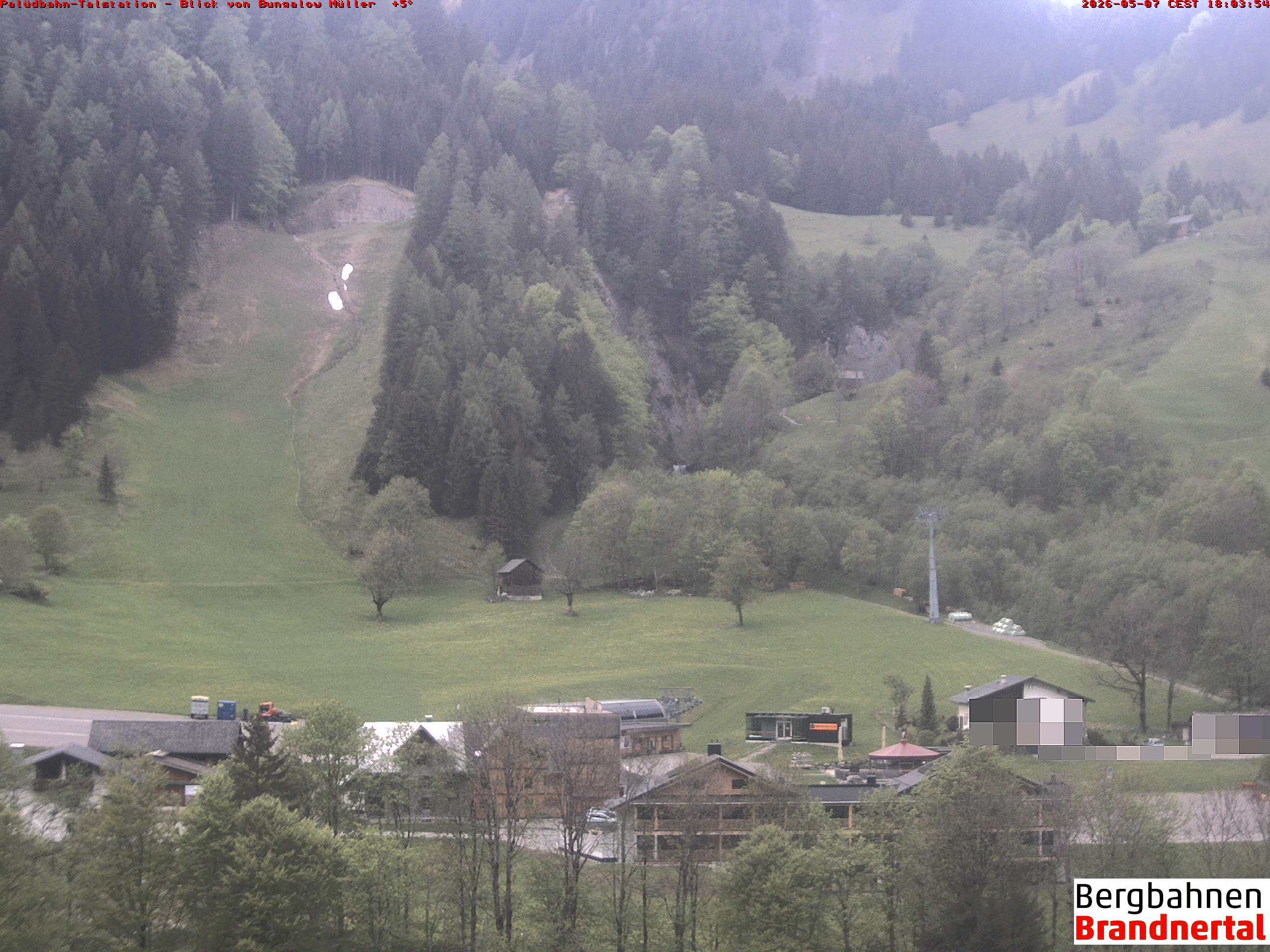 Blick auf Palüdbahn von Bungalow Müller