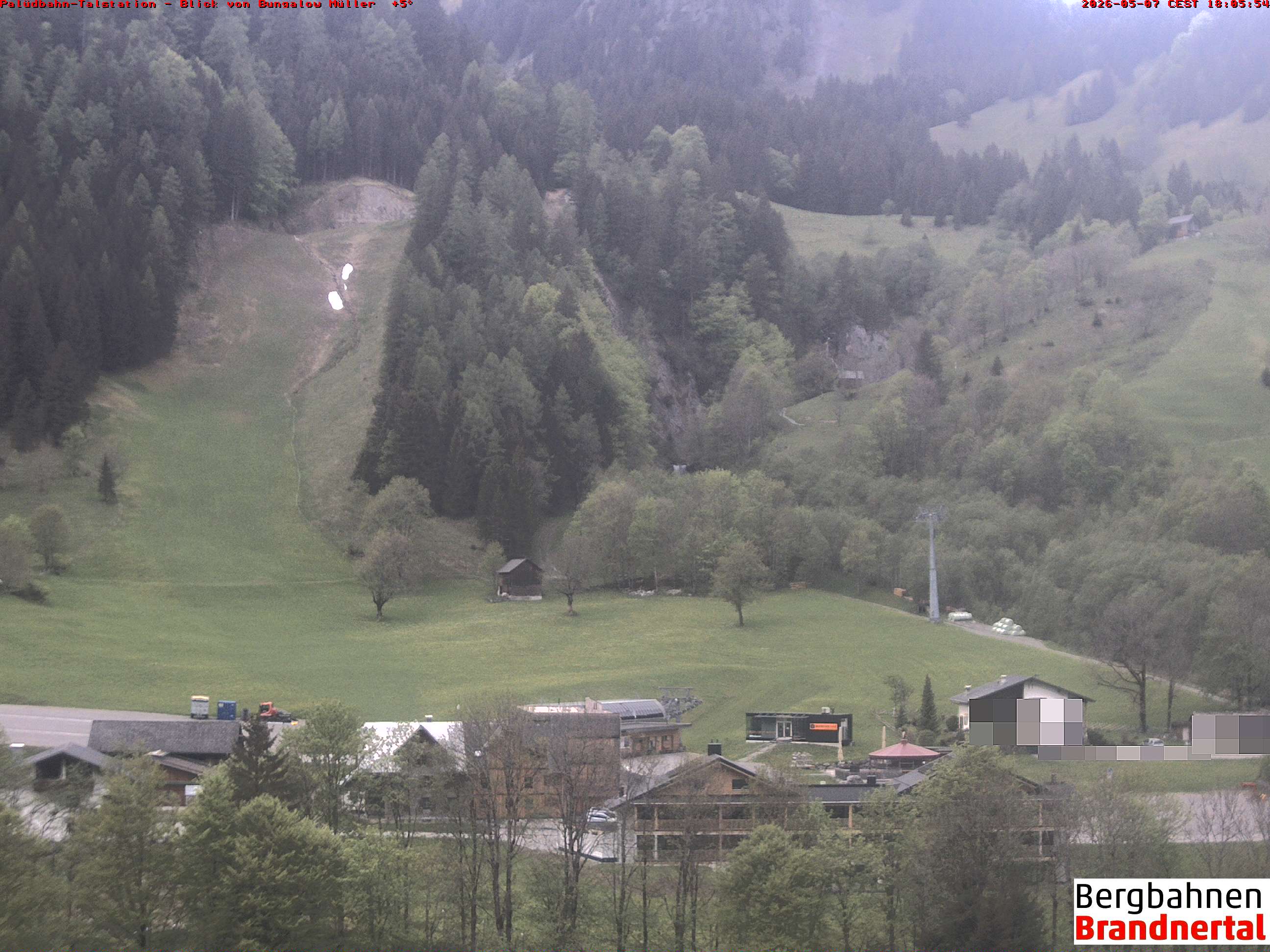 Blick auf Palüdbahn von Bungalow Müller