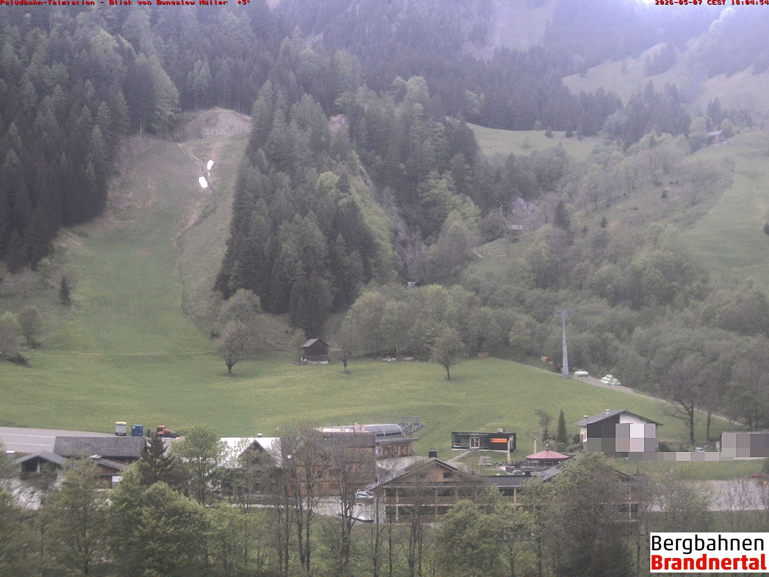 Blick auf Palüdbahn von Bungalow Müller