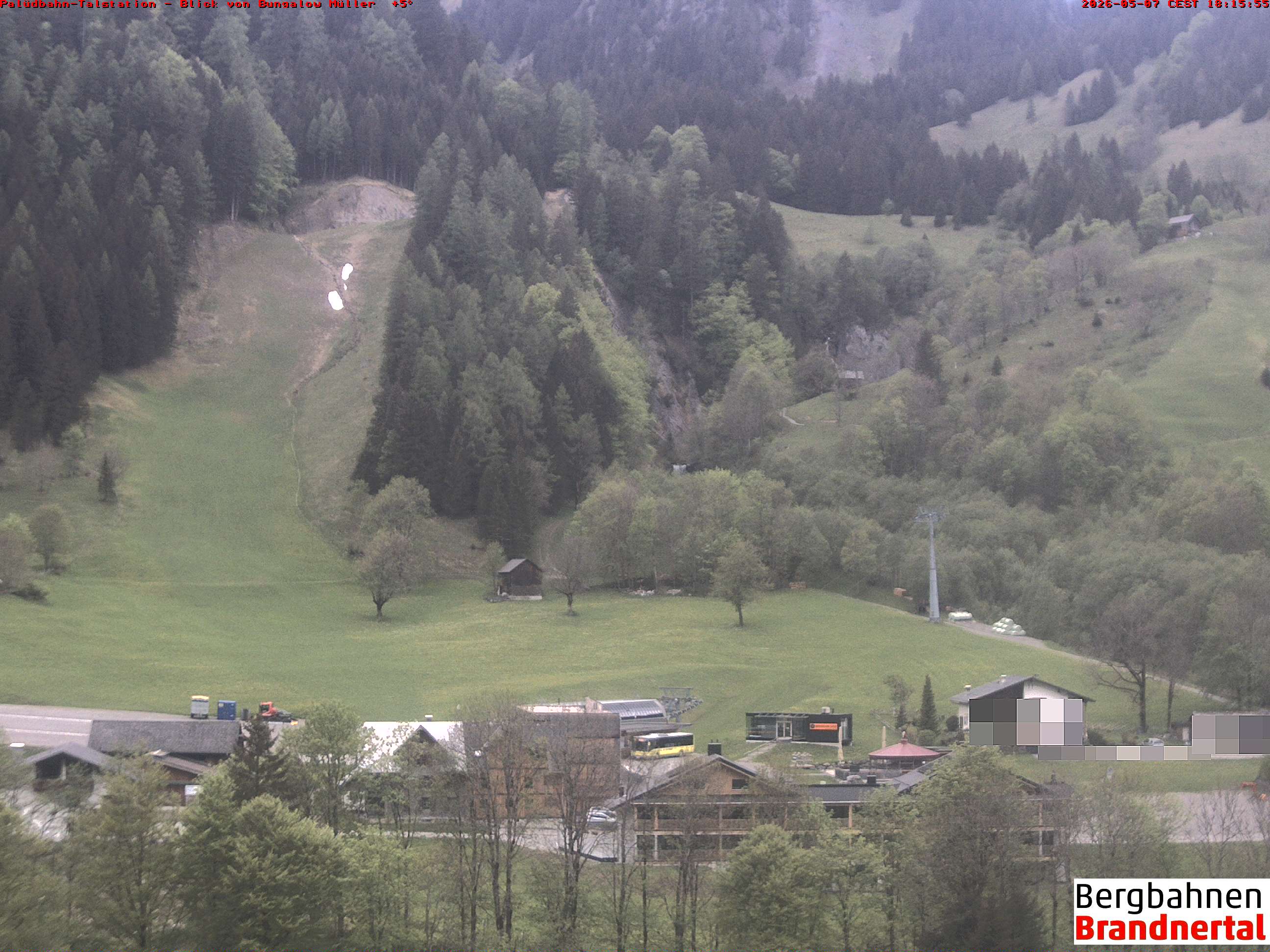 Blick auf Palüdbahn von Bungalow Müller