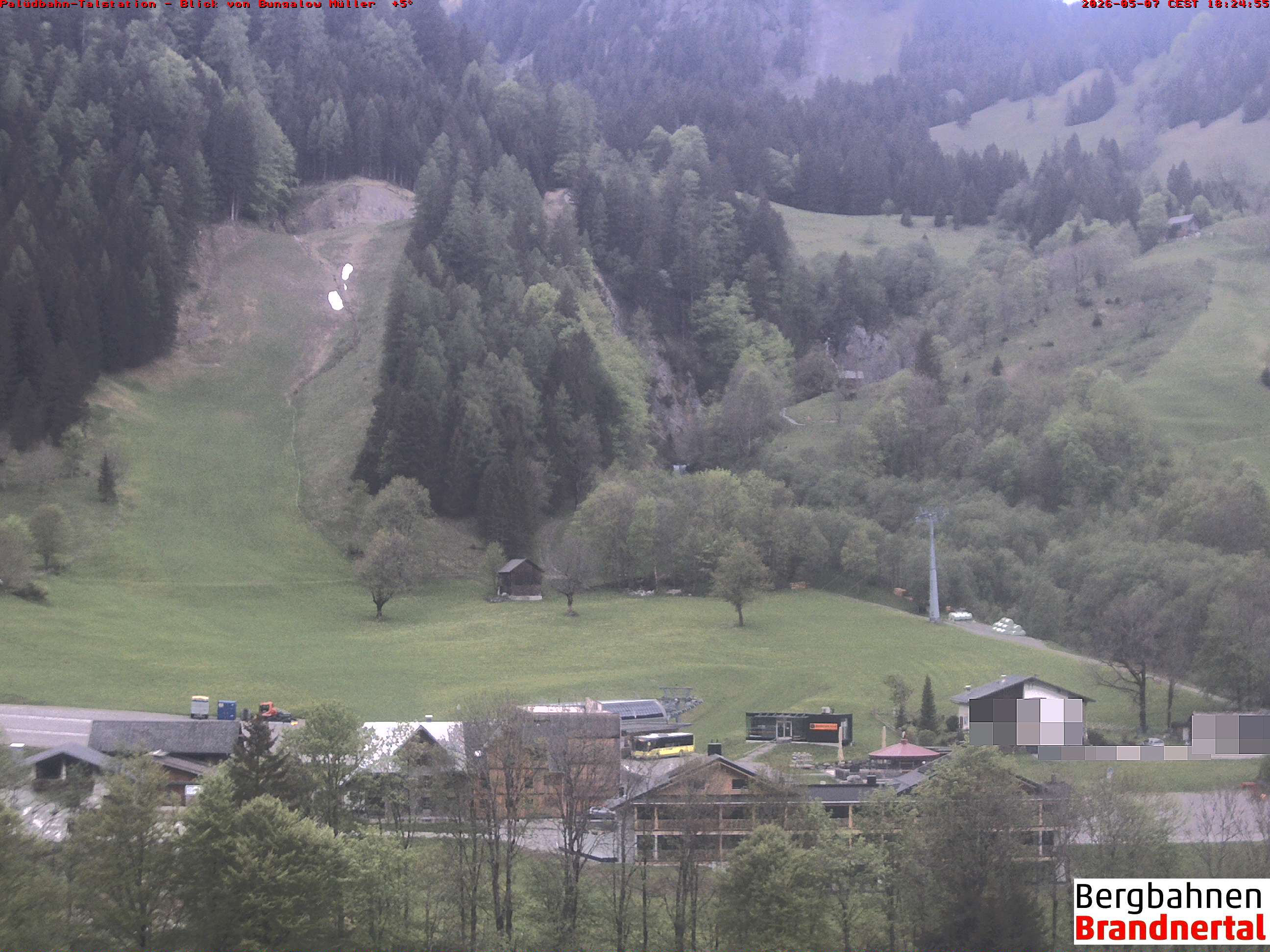 Blick auf Palüdbahn von Bungalow Müller