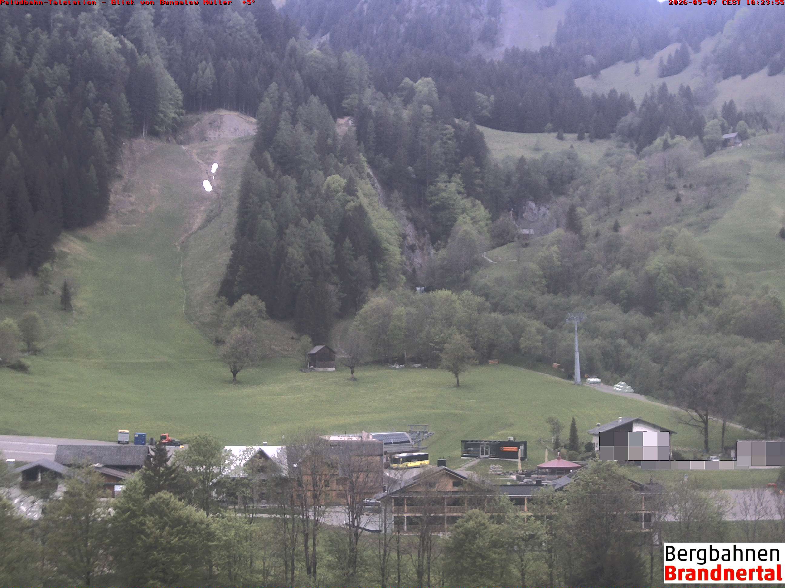 Blick auf Palüdbahn von Bungalow Müller