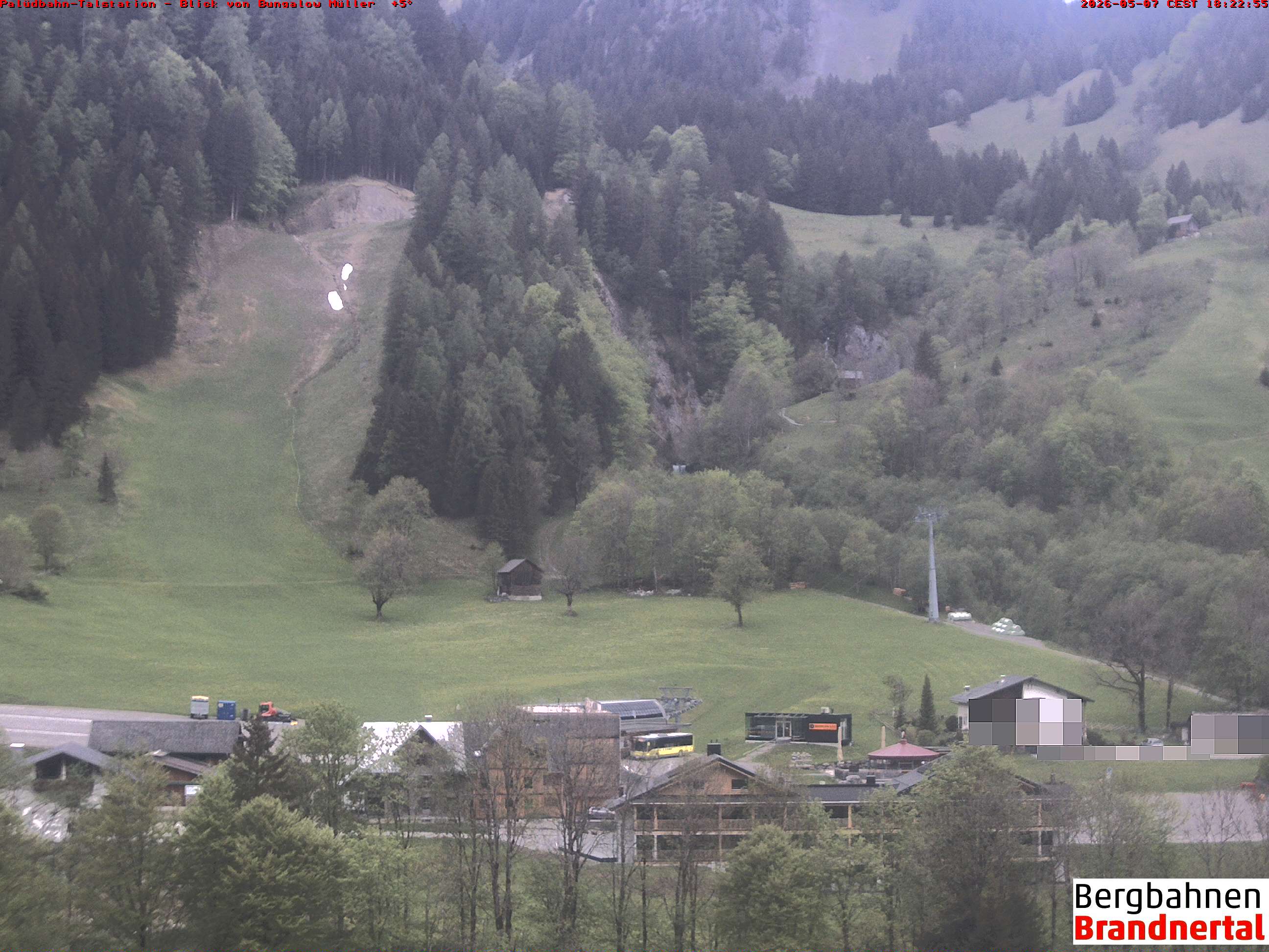Blick auf Palüdbahn von Bungalow Müller
