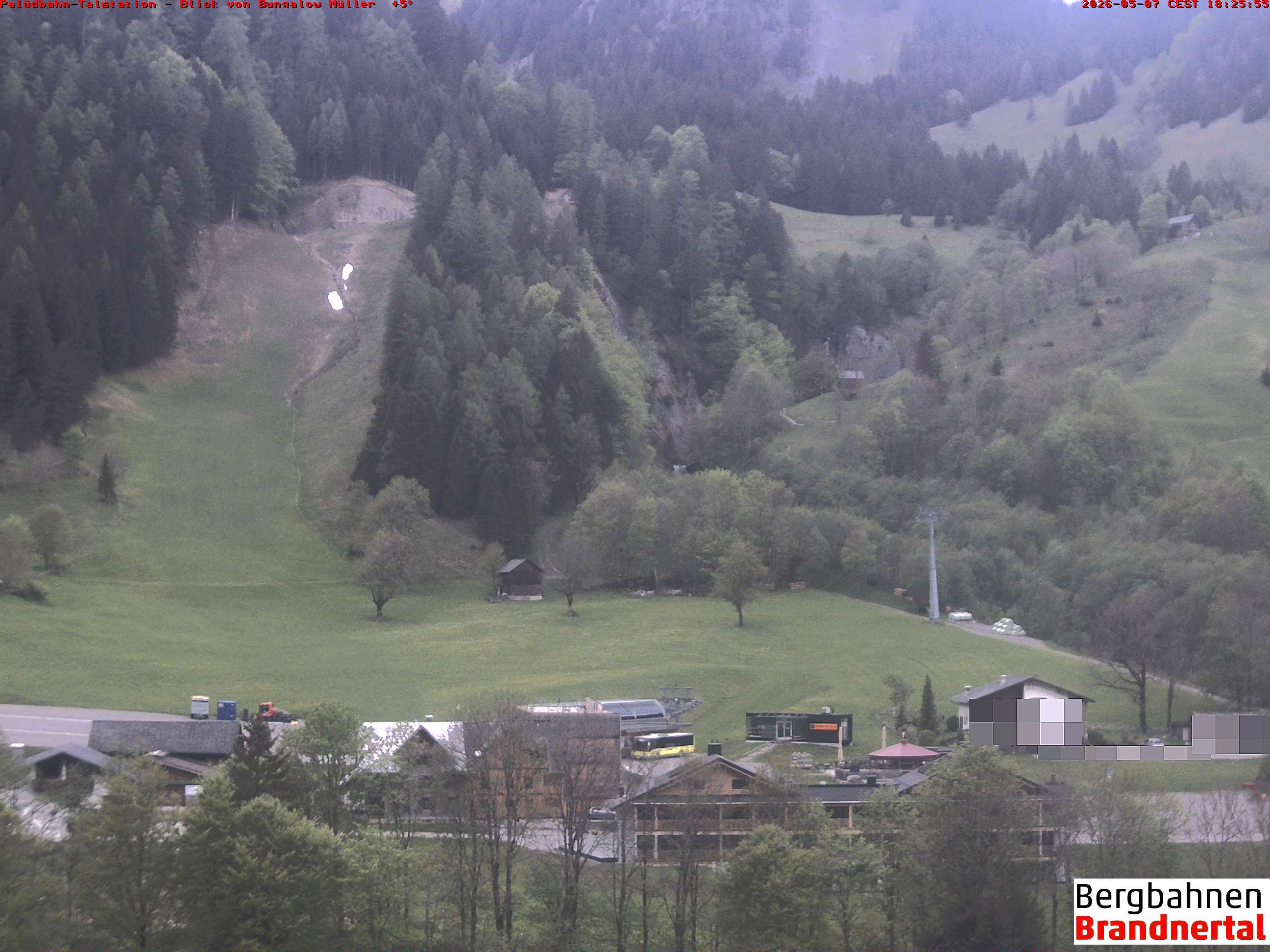 Blick auf Palüdbahn von Bungalow Müller