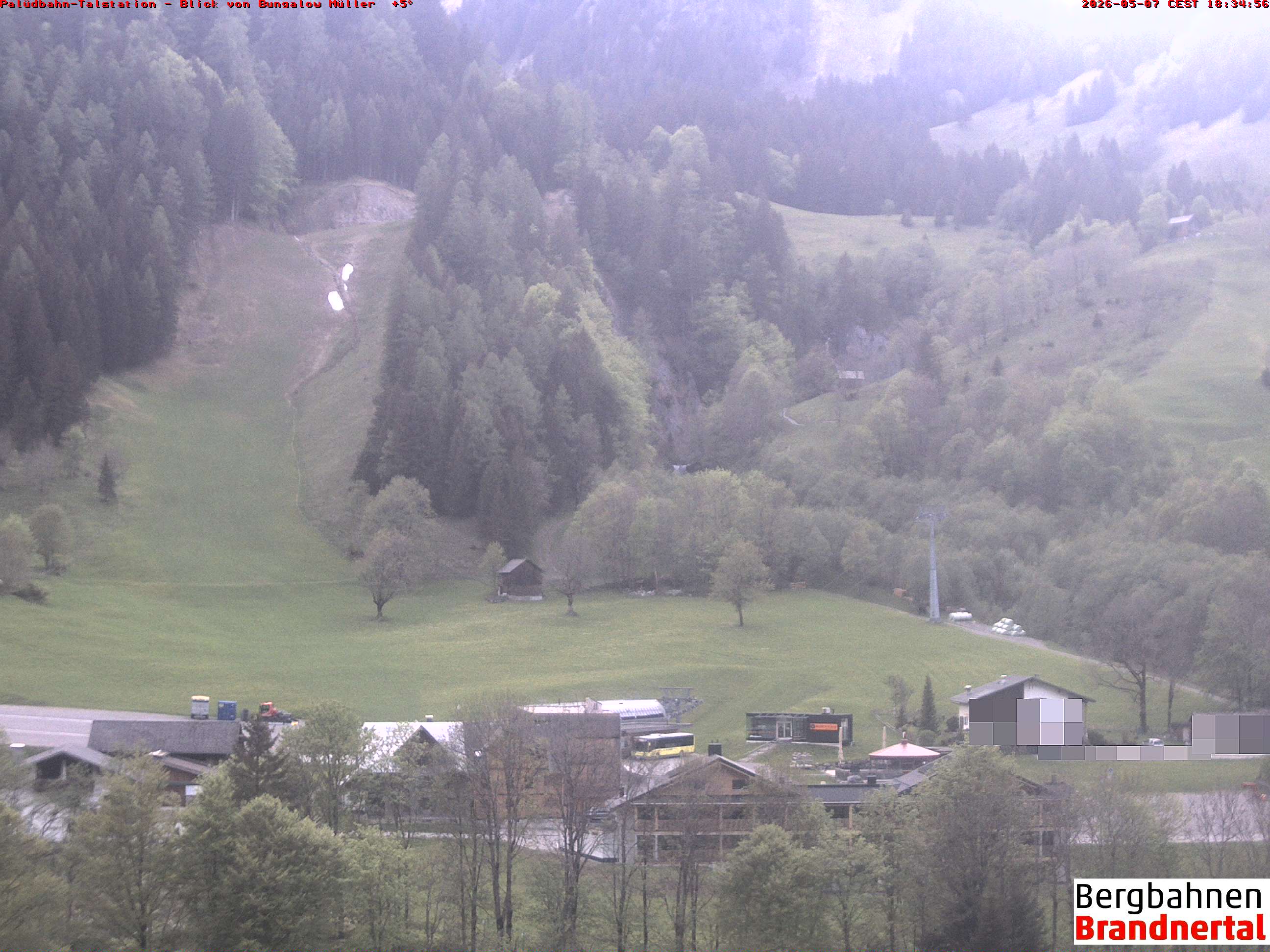 Blick auf Palüdbahn von Bungalow Müller