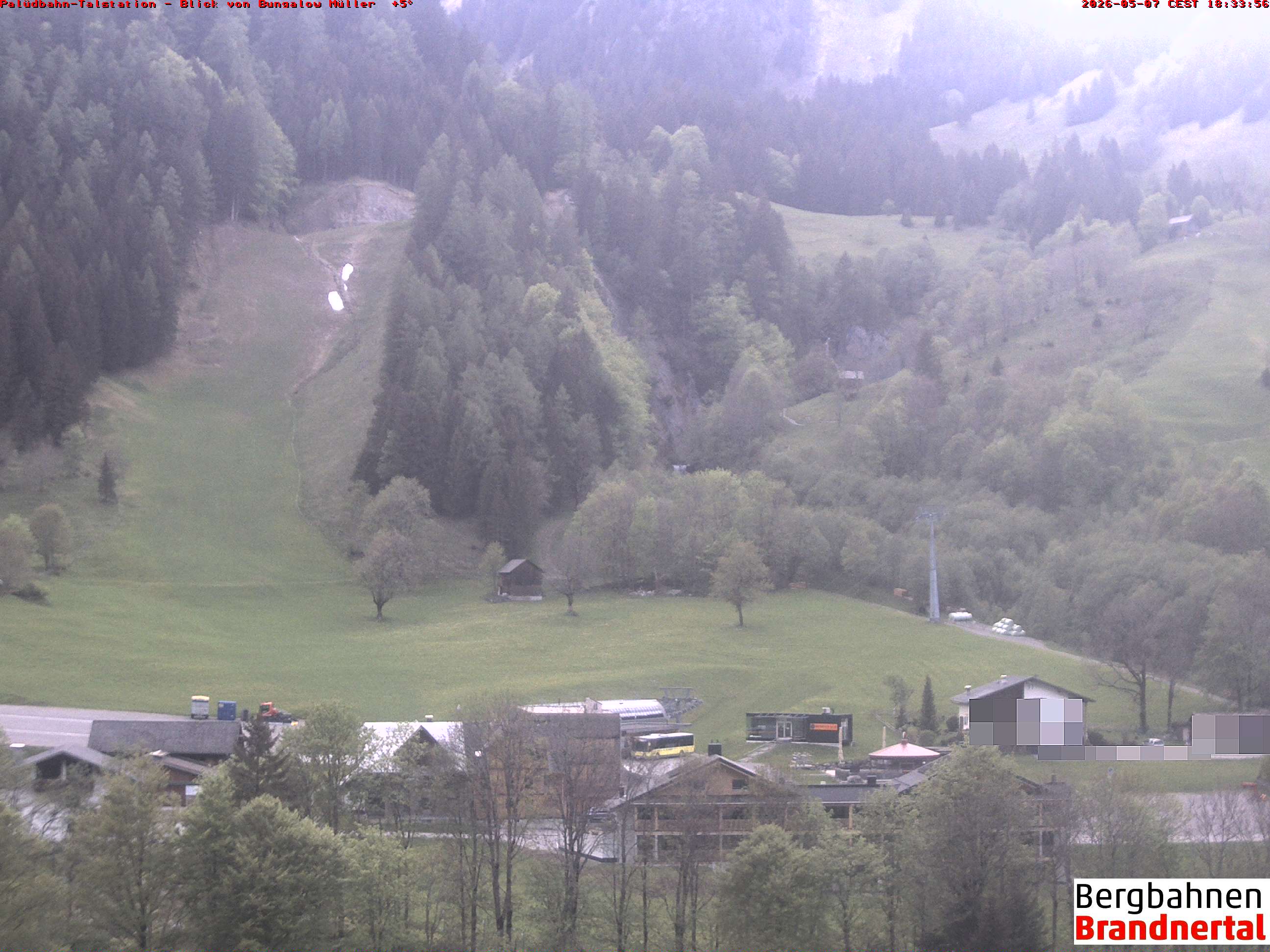 Blick auf Palüdbahn von Bungalow Müller