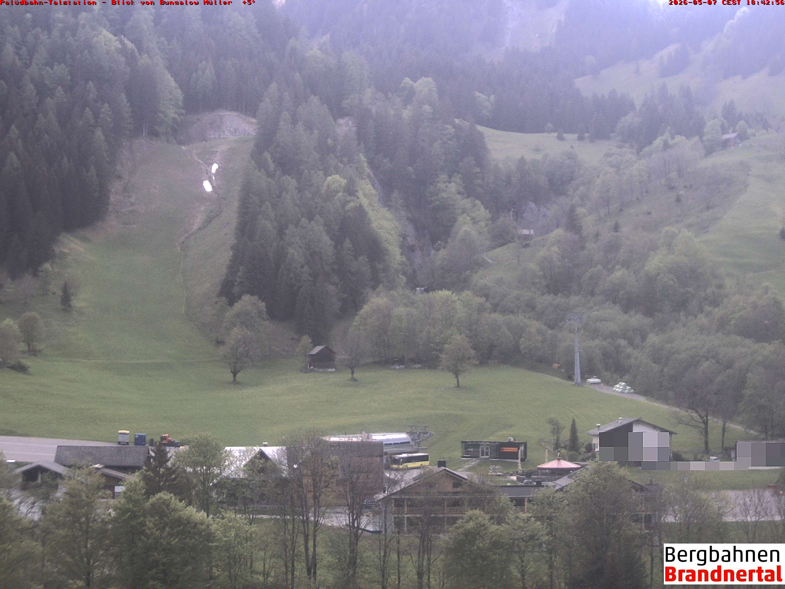 Blick auf Palüdbahn von Bungalow Müller