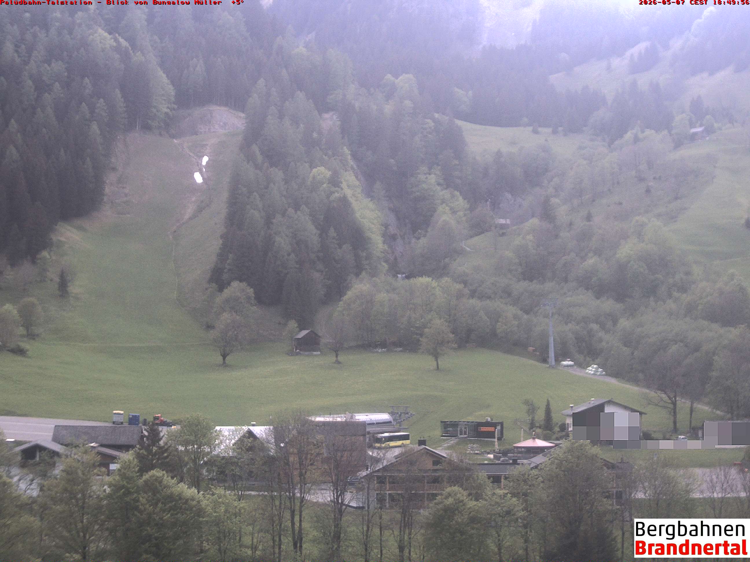 Blick auf Palüdbahn von Bungalow Müller