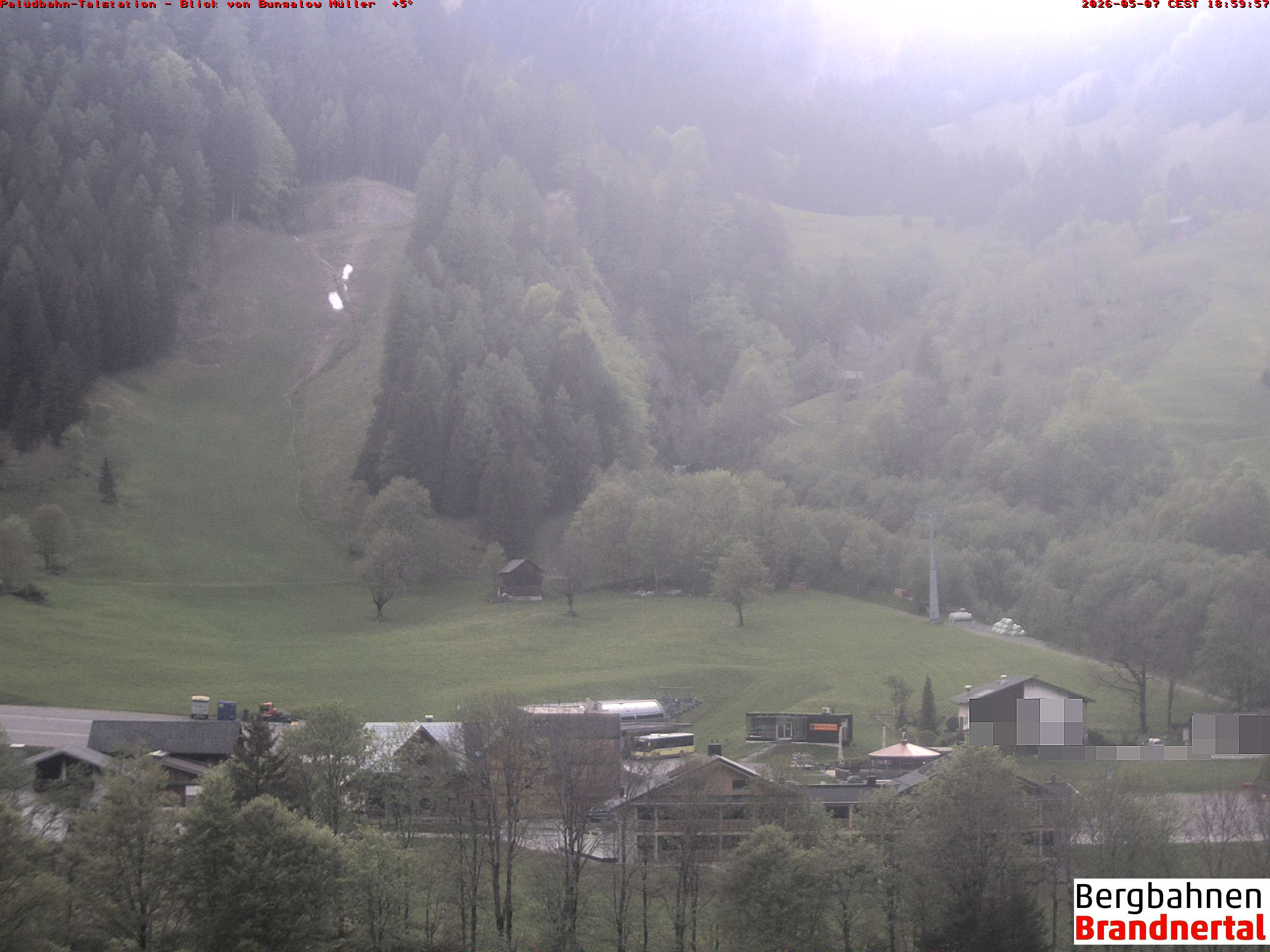 Blick auf Palüdbahn von Bungalow Müller