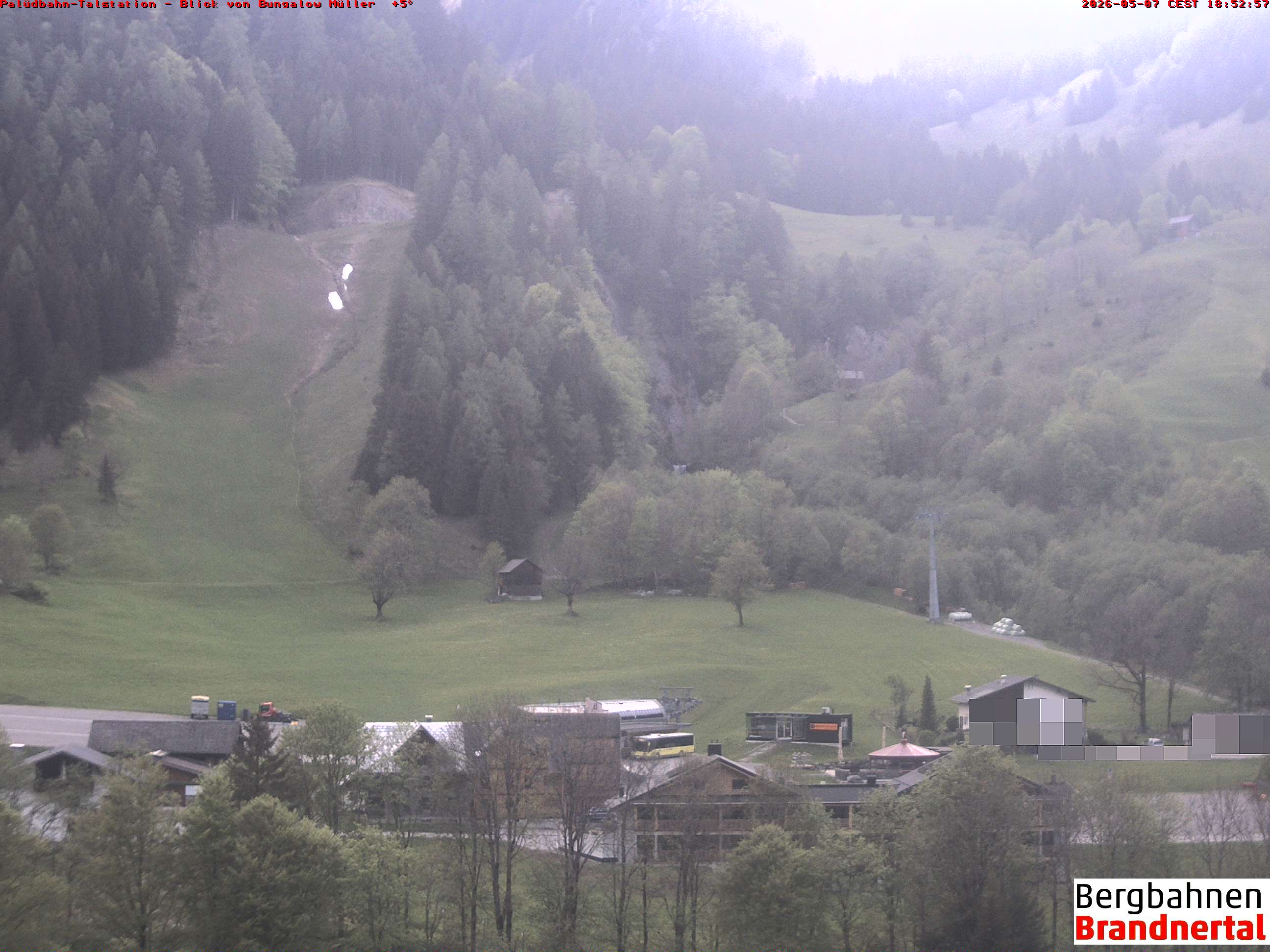 Blick auf Palüdbahn von Bungalow Müller