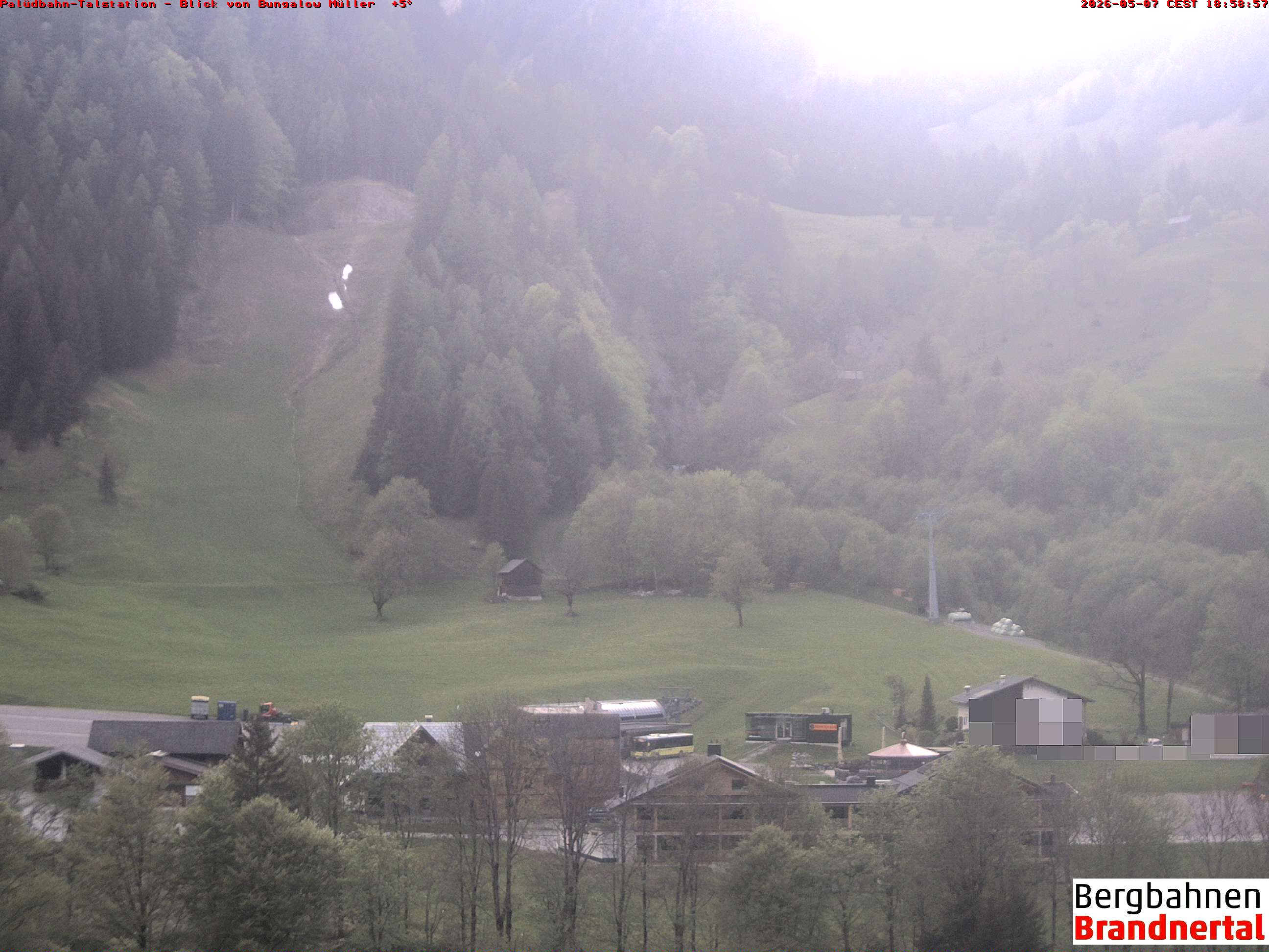 Blick auf Palüdbahn von Bungalow Müller