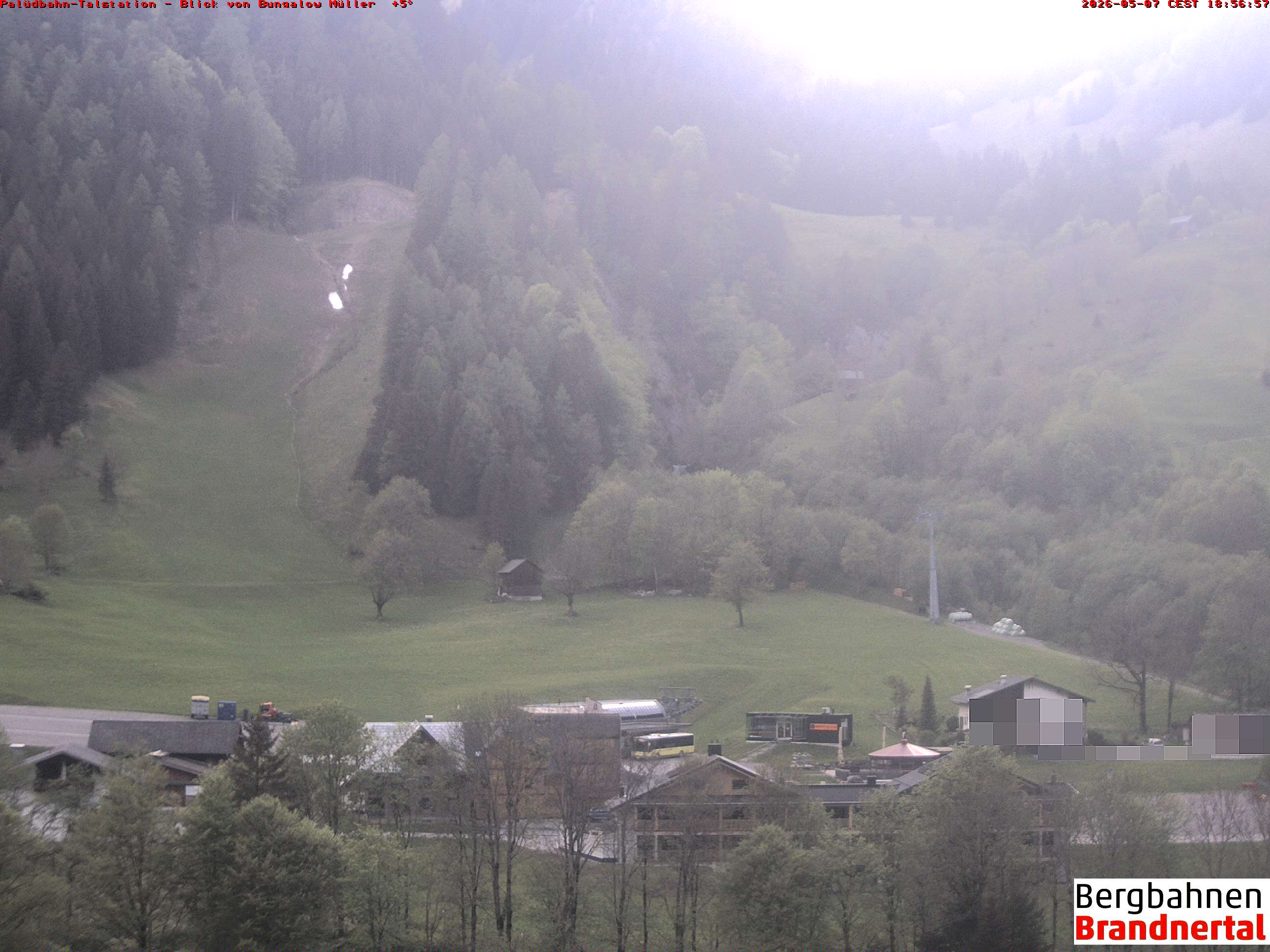 Blick auf Palüdbahn von Bungalow Müller