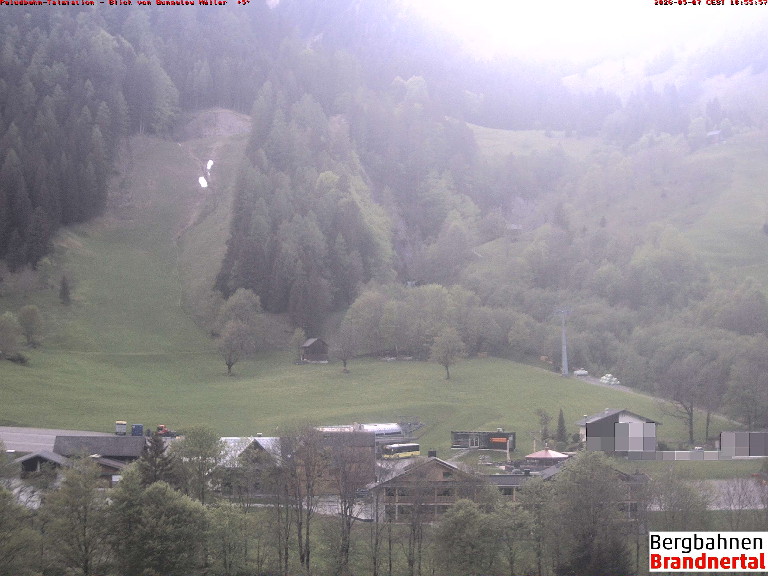 Blick auf Palüdbahn von Bungalow Müller
