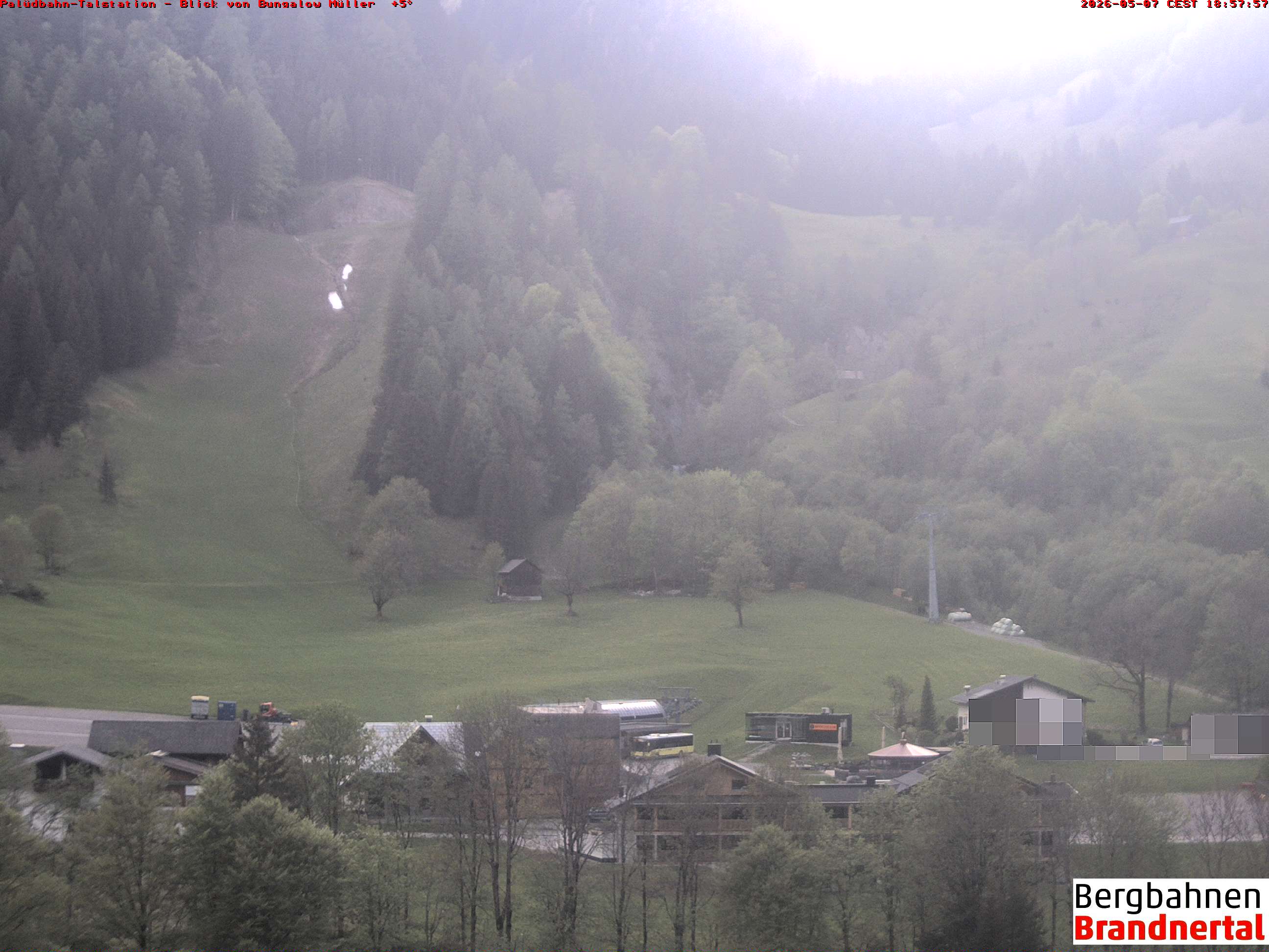 Blick auf Palüdbahn von Bungalow Müller