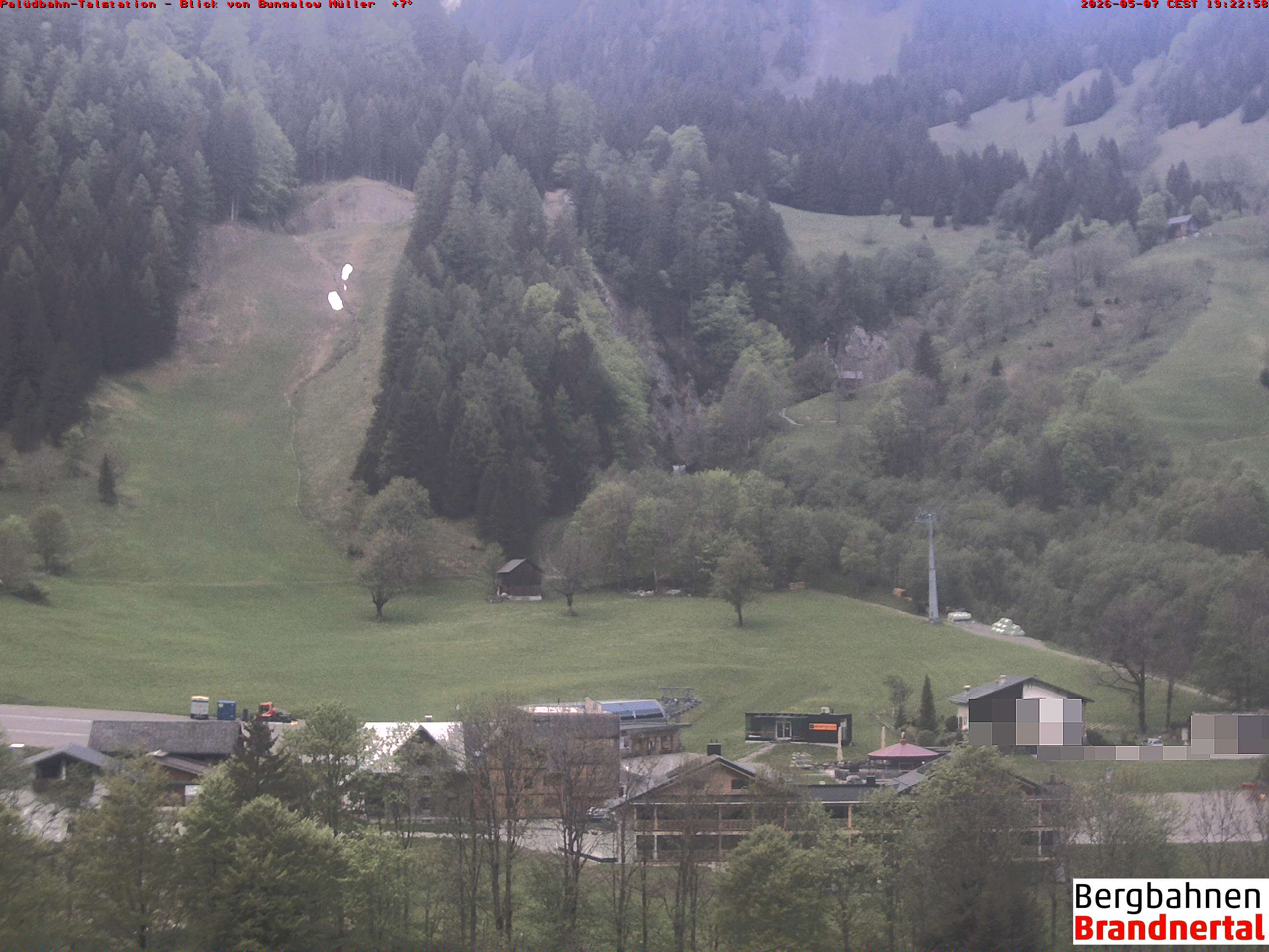 Blick auf Palüdbahn von Bungalow Müller