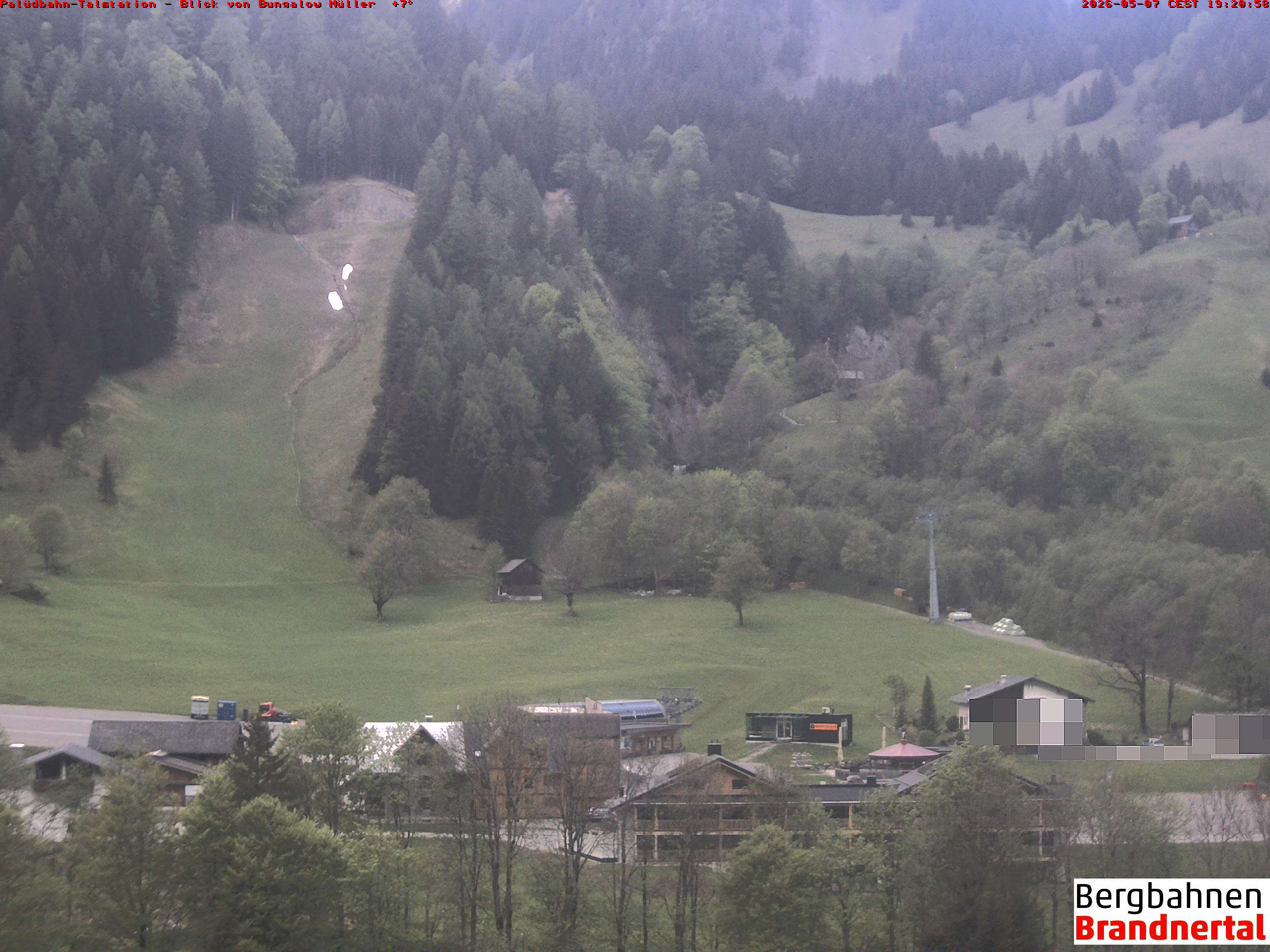 Blick auf Palüdbahn von Bungalow Müller